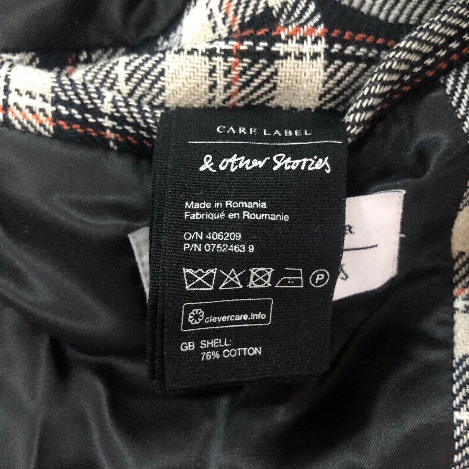 & Other Stories & OTHER STORIES Cotton Blend Plaid Blazer Size S / US 4 / IT 40 - 4 Thumbnail