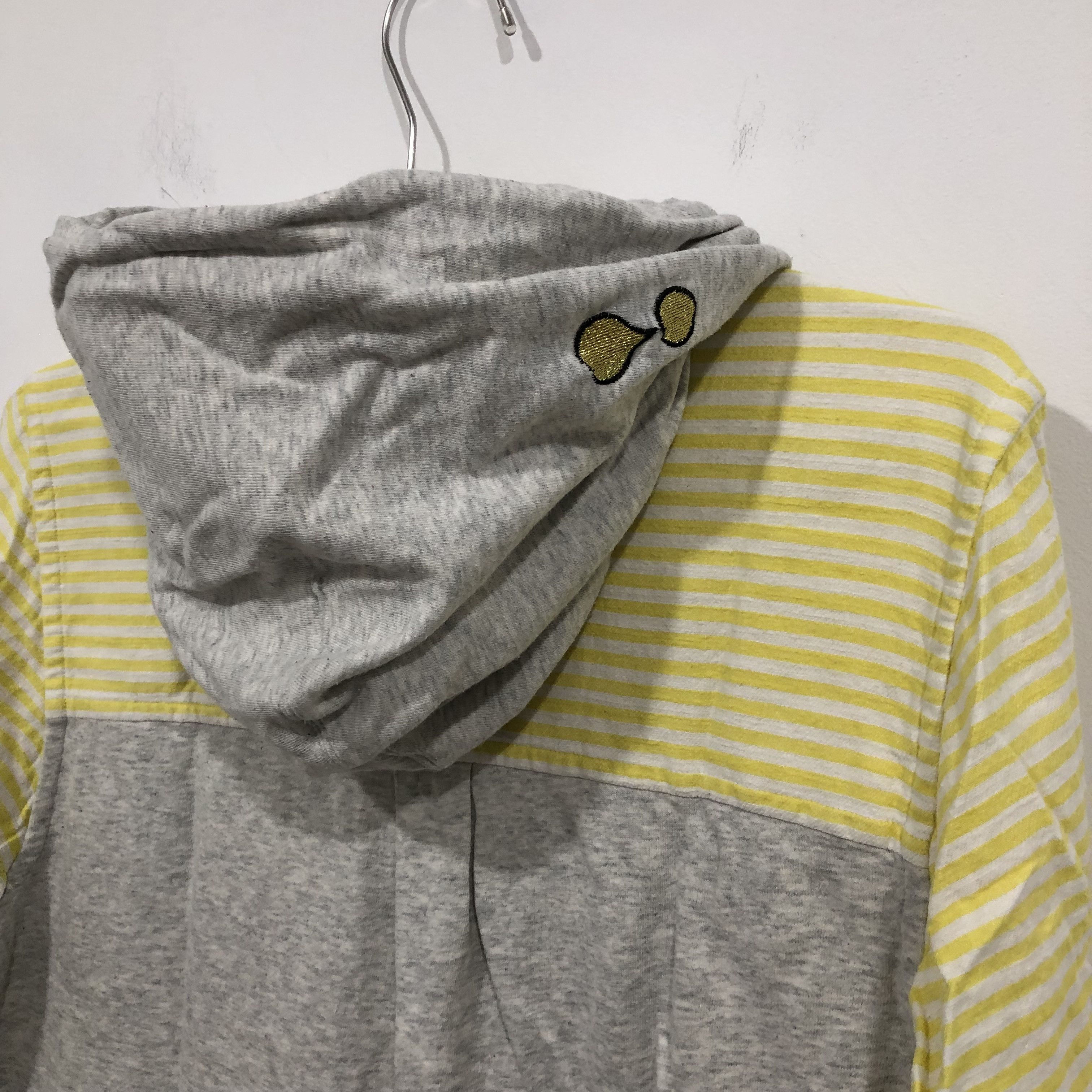 Issey Miyake Mercibeaucoup Issey Miyake Striped Hoodie Size US M / EU 48-50 / 2 - 4 Thumbnail