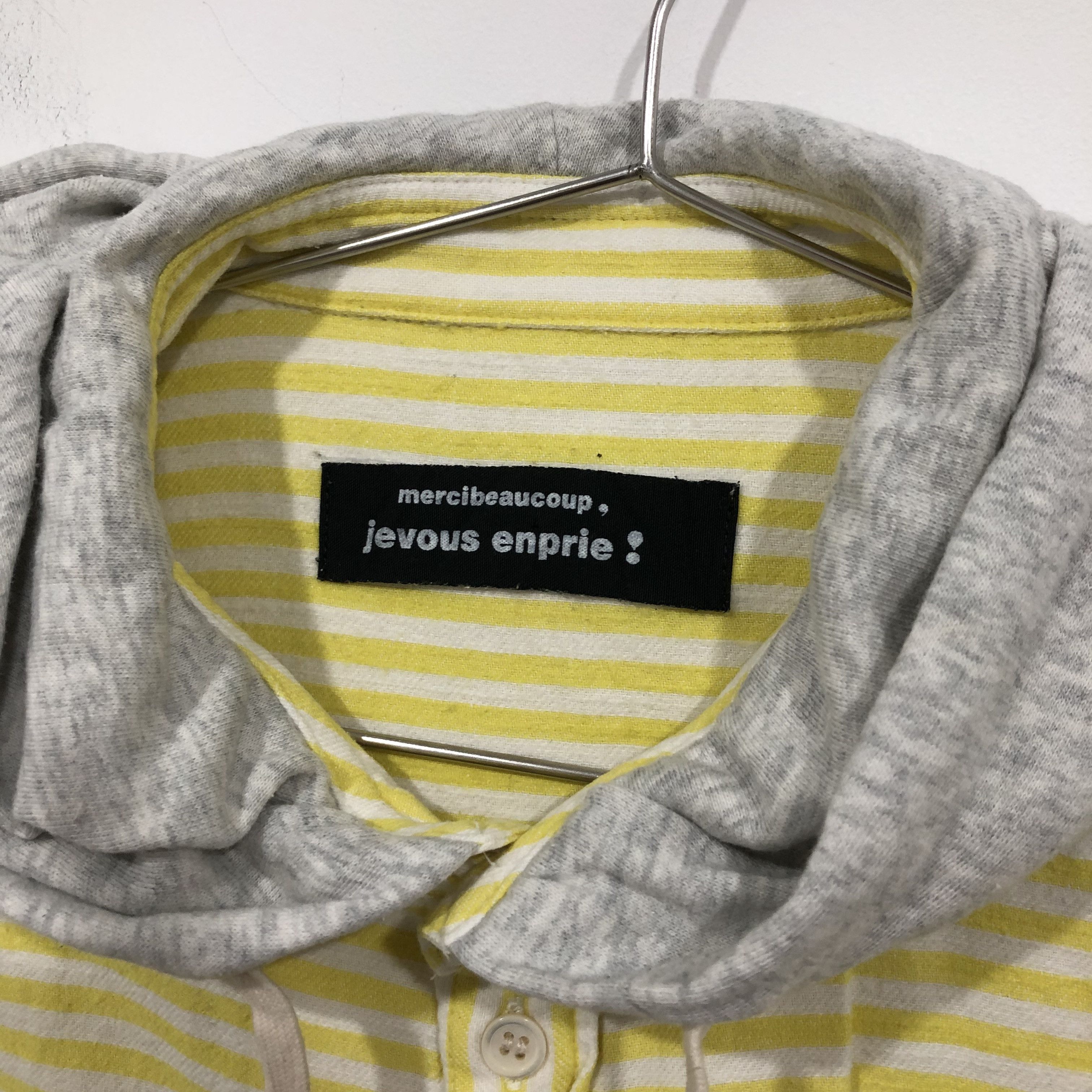 Issey Miyake Mercibeaucoup Issey Miyake Striped Hoodie Size US M / EU 48-50 / 2 - 5 Thumbnail