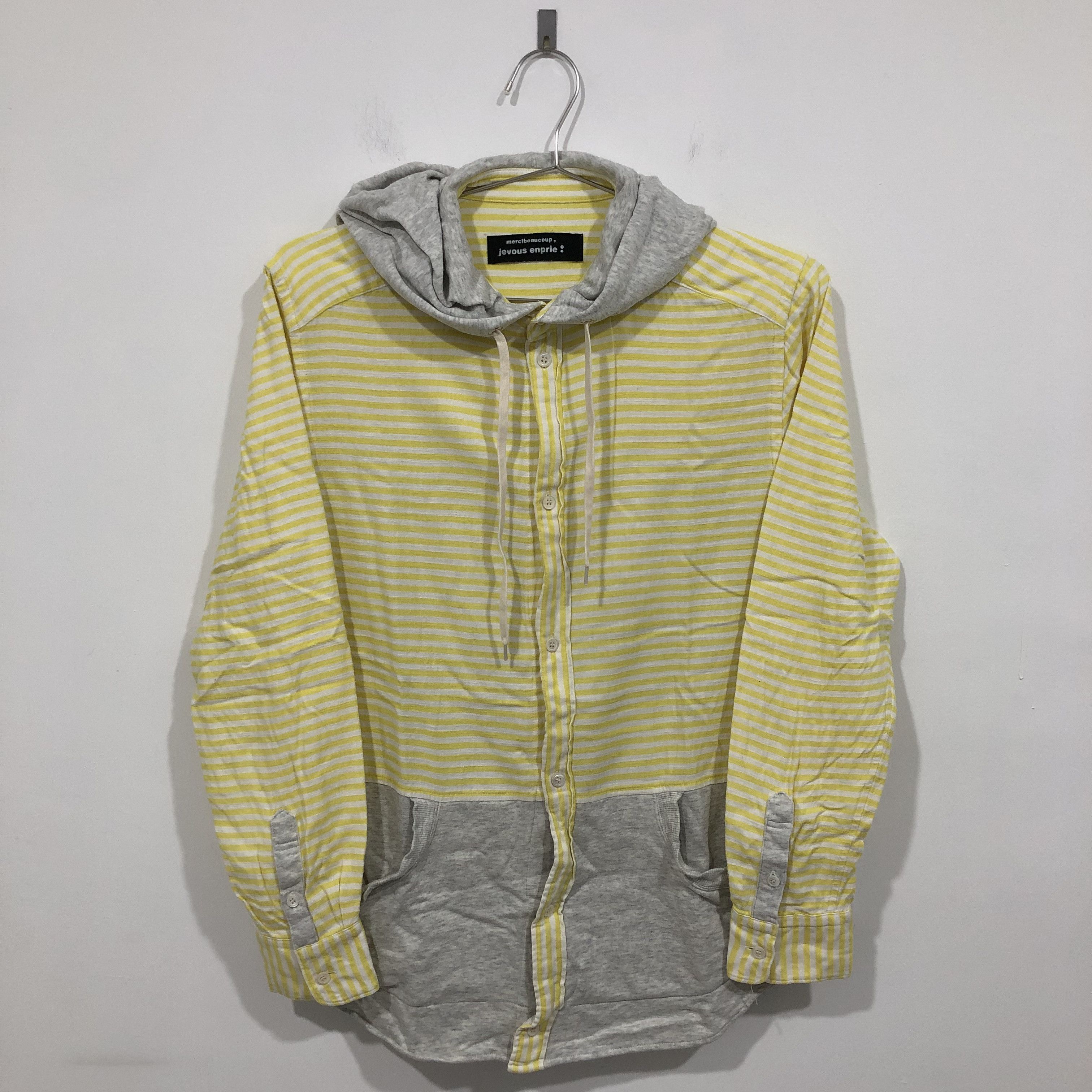 Issey Miyake Mercibeaucoup Issey Miyake Striped Hoodie Size US M / EU 48-50 / 2 - 1 Thumbnail