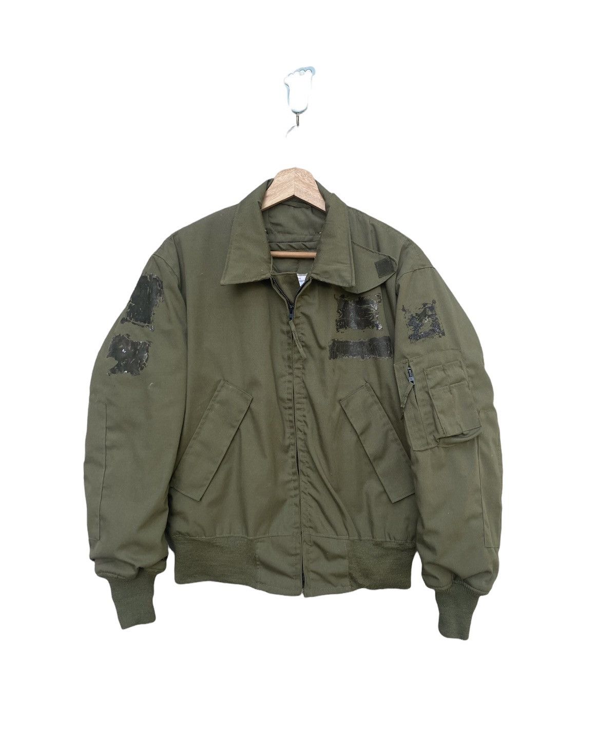 ALPHA INDUSTRIES BOMBER JACKET HIGH TEMPERATURE RESISTANCE