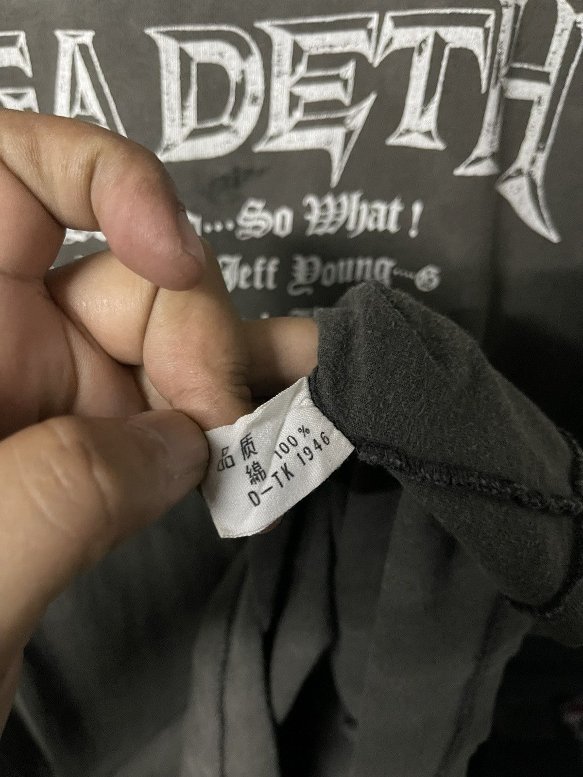 Band Tees × Vintage Vintage Distressed Megadeth Bootleg Japan Tees Size US M / EU 48-50 / 2 - 10 Thumbnail
