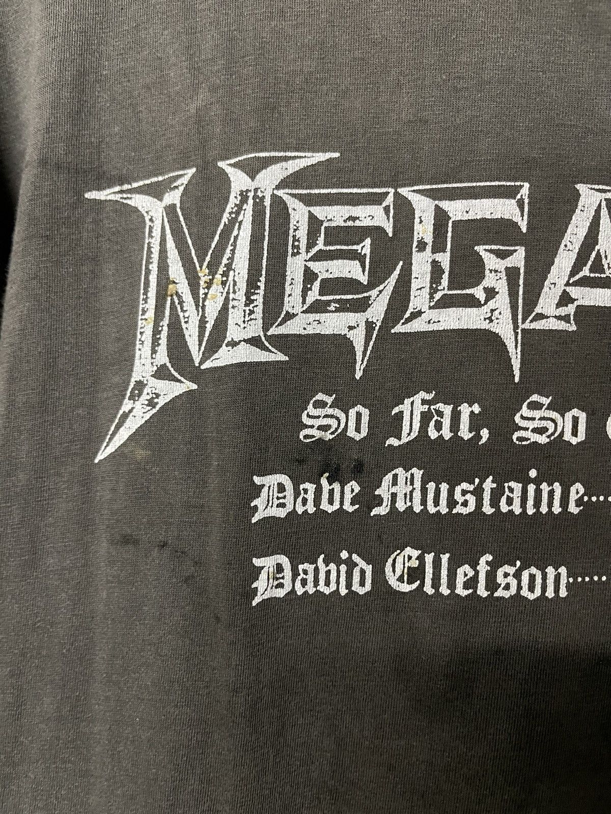 Band Tees × Vintage Vintage Distressed Megadeth Bootleg Japan Tees Size US M / EU 48-50 / 2 - 3 Thumbnail