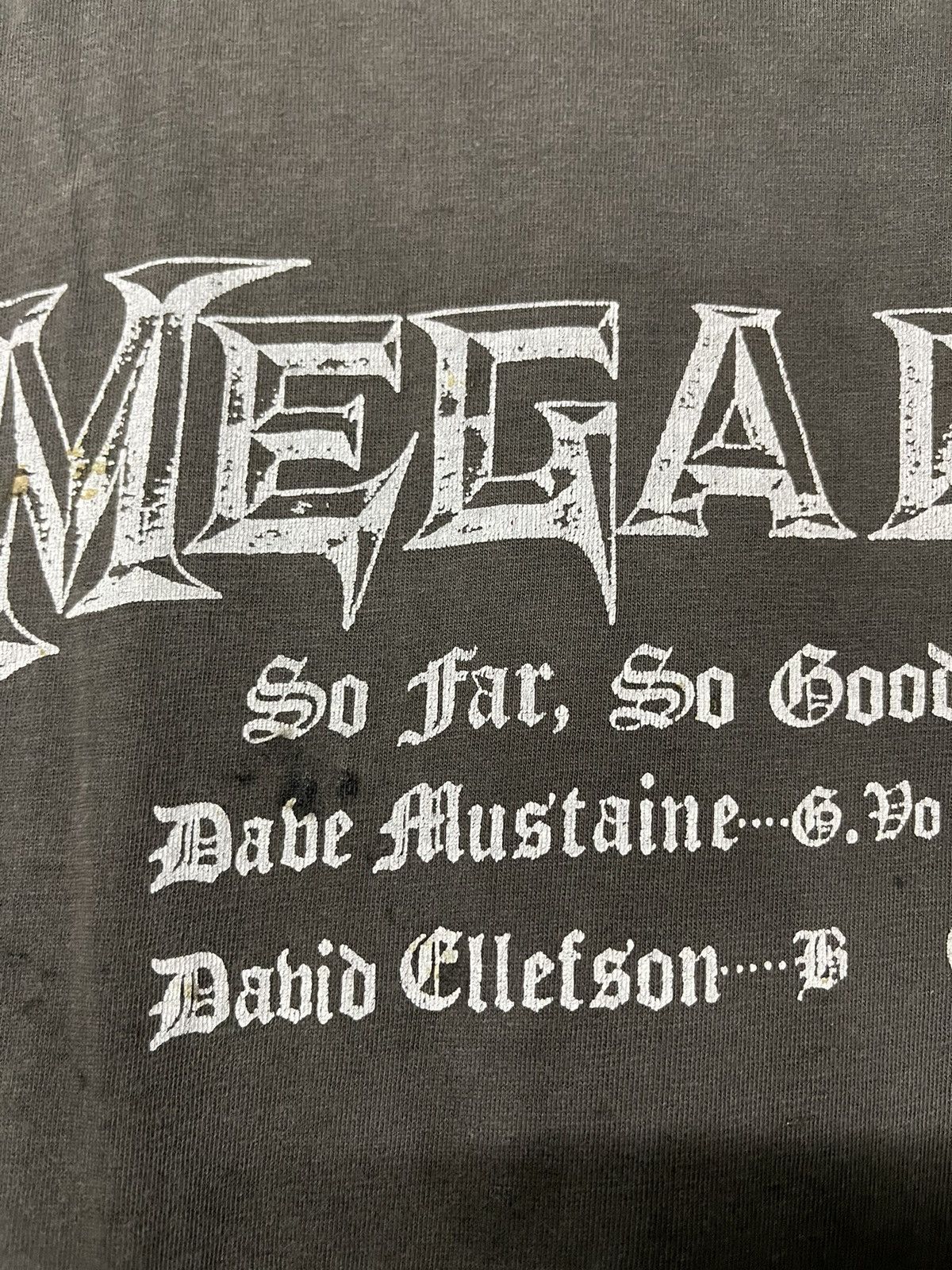 Band Tees × Vintage Vintage Distressed Megadeth Bootleg Japan Tees Size US M / EU 48-50 / 2 - 9 Thumbnail