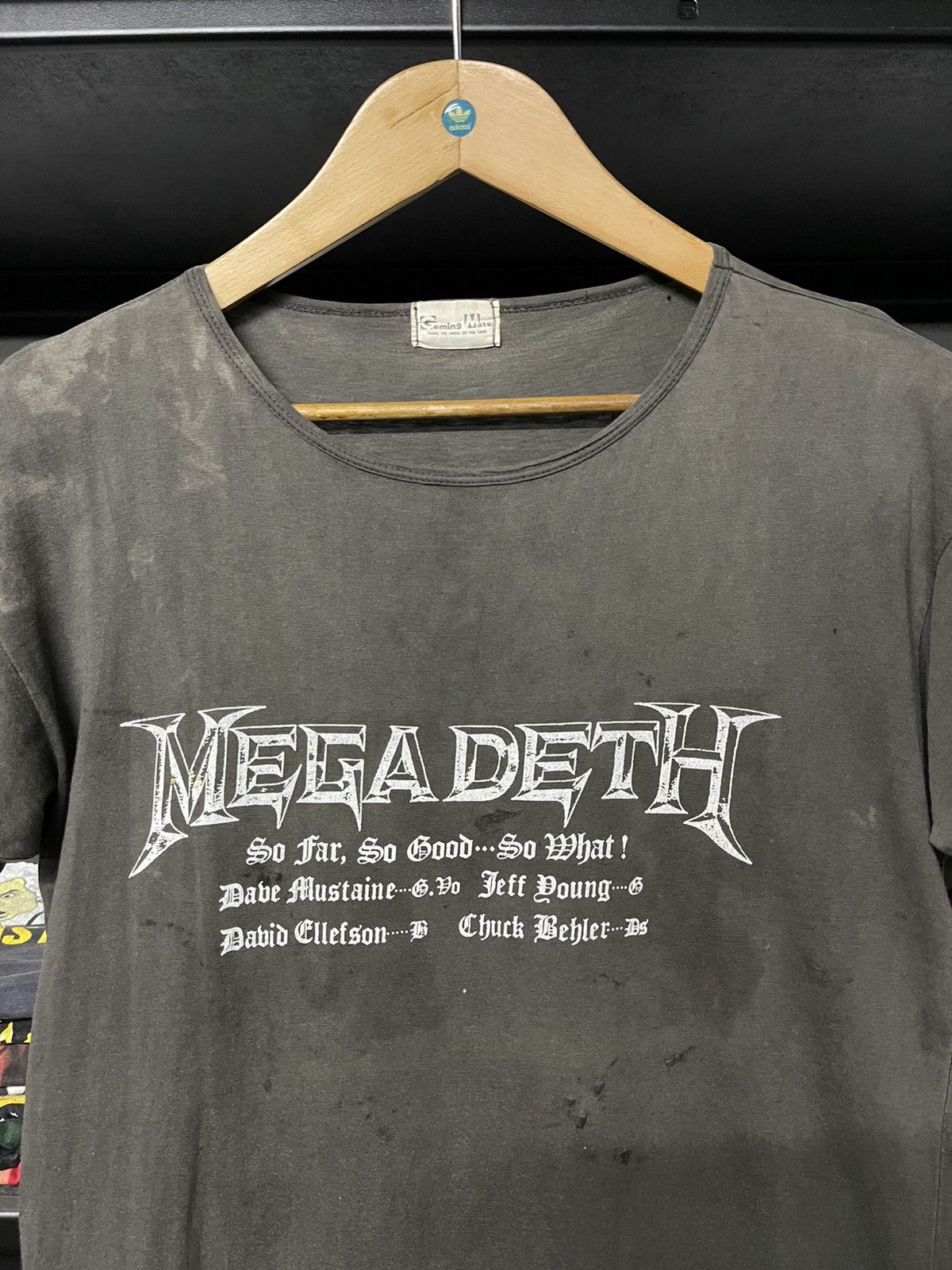 Band Tees × Vintage Vintage Distressed Megadeth Bootleg Japan Tees Size US M / EU 48-50 / 2 - 2 Thumbnail