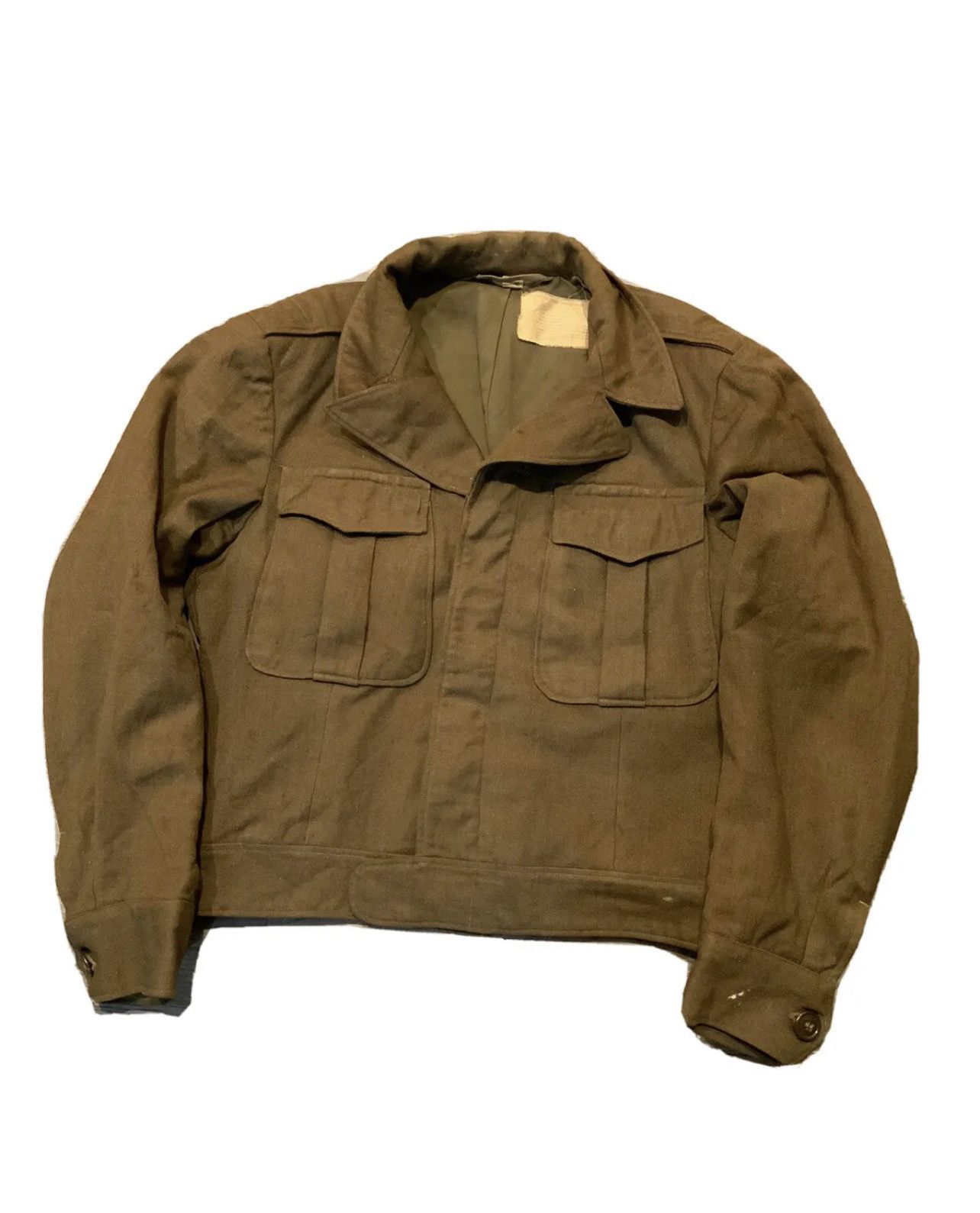 Vintage Vintage 40s 50s WWII US Eisenhower Ike Wool OD Field Jacket Grailed