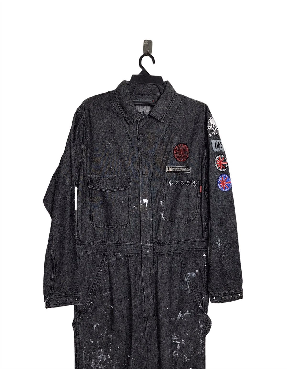 Hysteric Glamour × Japanese Brand Underground Performance Overall Splashed Pain Jacket Size US 36 / EU 52 - 6 Thumbnail