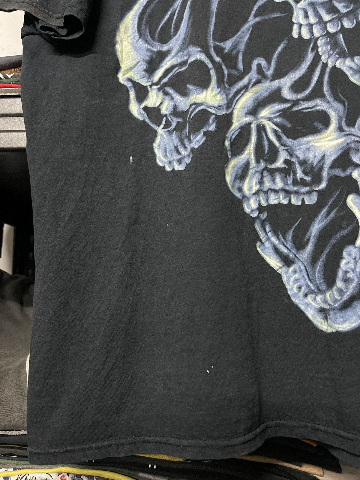 Vintage Vintage Skulls Streetwear Faded Tees Size US XL / EU 56 / 4 - 4 Thumbnail