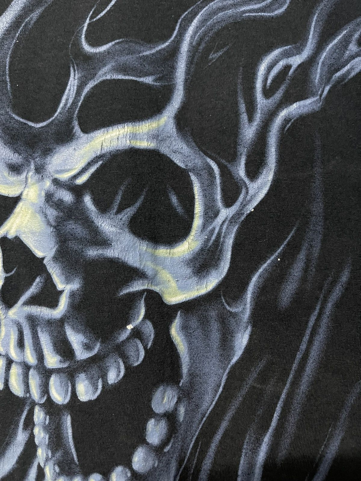 Vintage Vintage Skulls Streetwear Faded Tees Size US XL / EU 56 / 4 - 3 Thumbnail