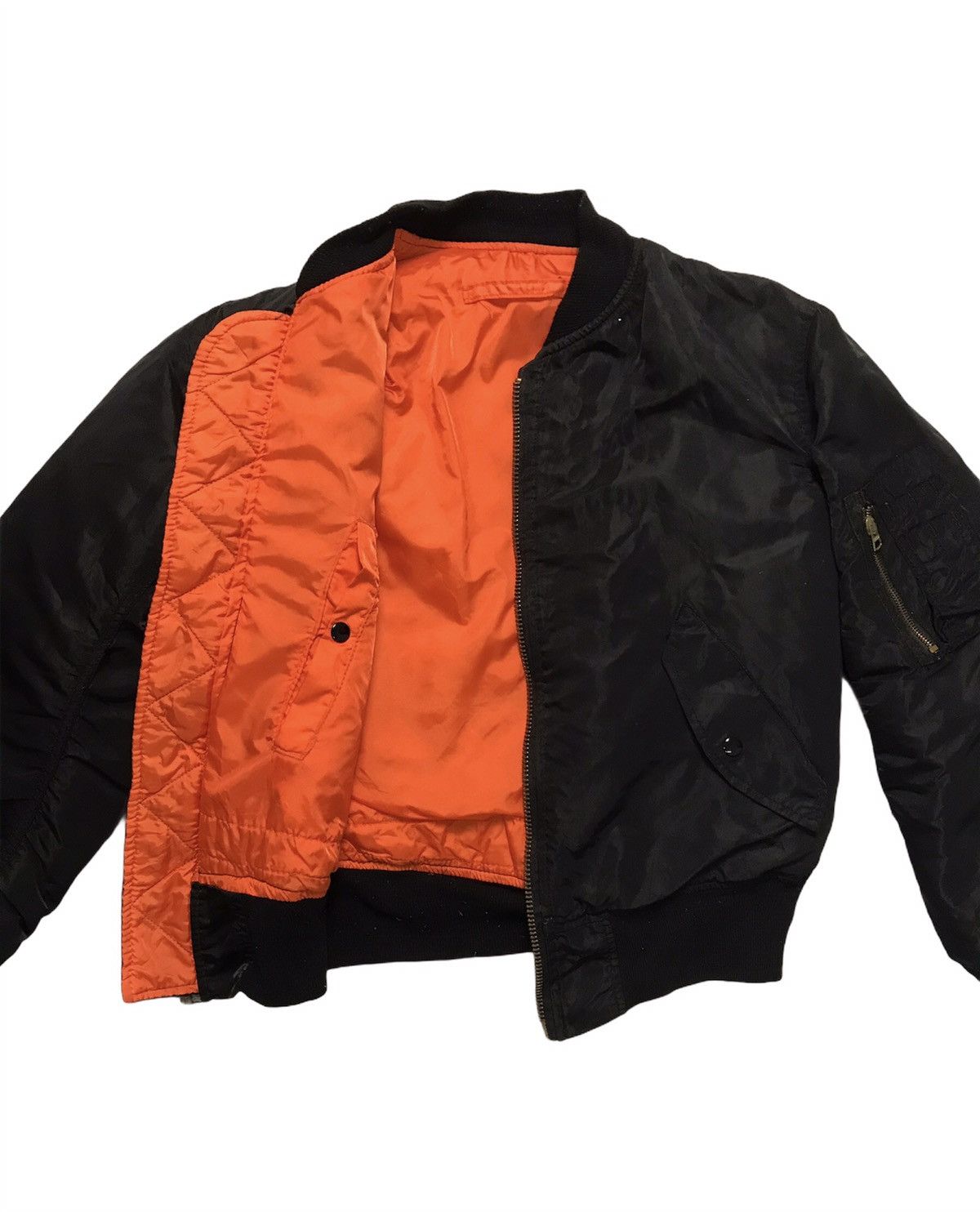 Alpha Industries × Vintage Alpha Industrie Ma-1 Revesible Bomber Jacket Size US M / EU 48-50 / 2 - 1 Thumbnail