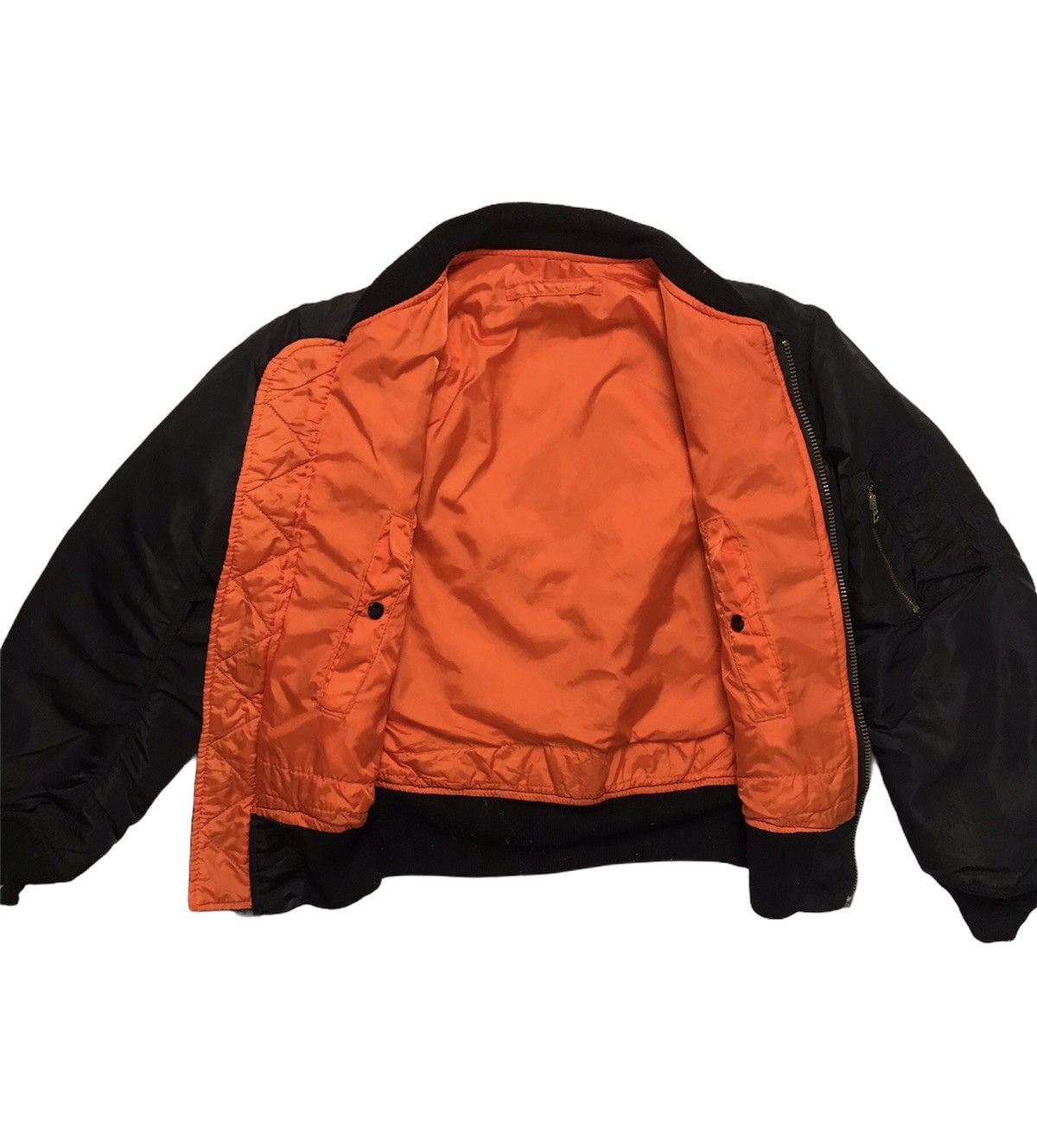 Alpha Industries × Vintage Alpha Industrie Ma-1 Revesible Bomber Jacket Size US M / EU 48-50 / 2 - 2 Thumbnail