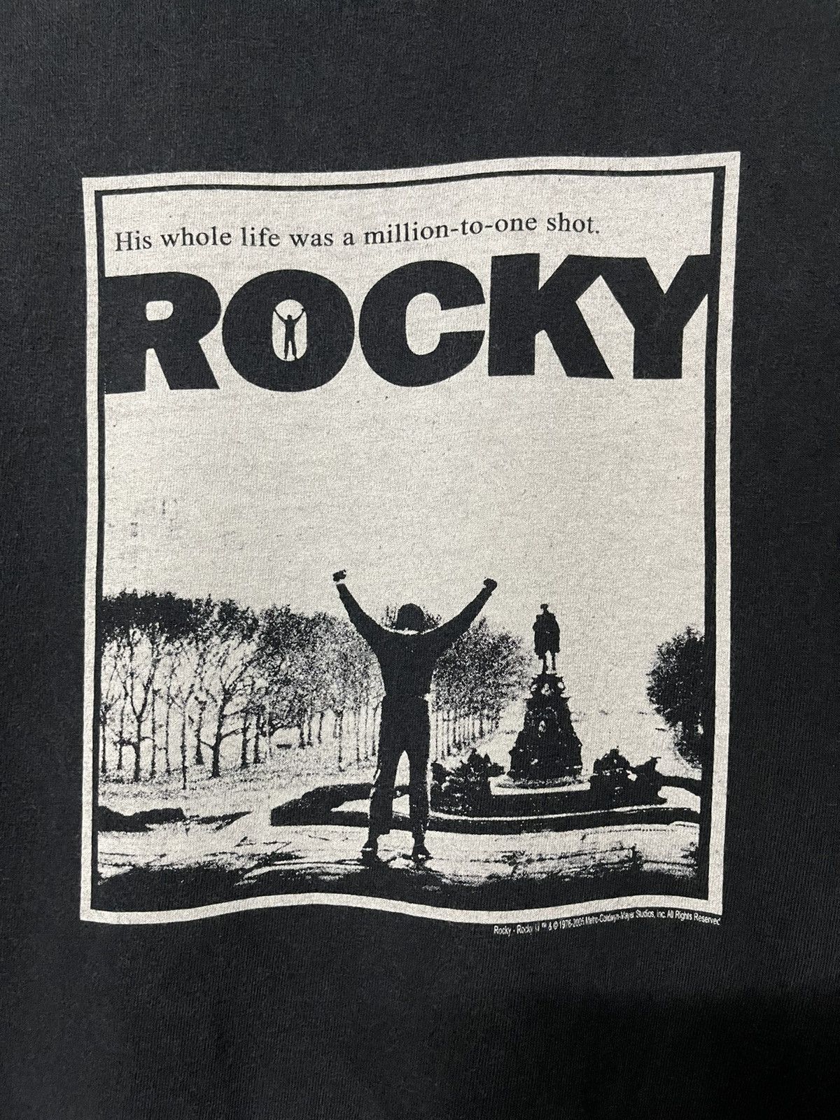 Vintage Vintage Y2k Rocky Movie Rambo Tees Size US M / EU 48-50 / 2 - 2 Thumbnail