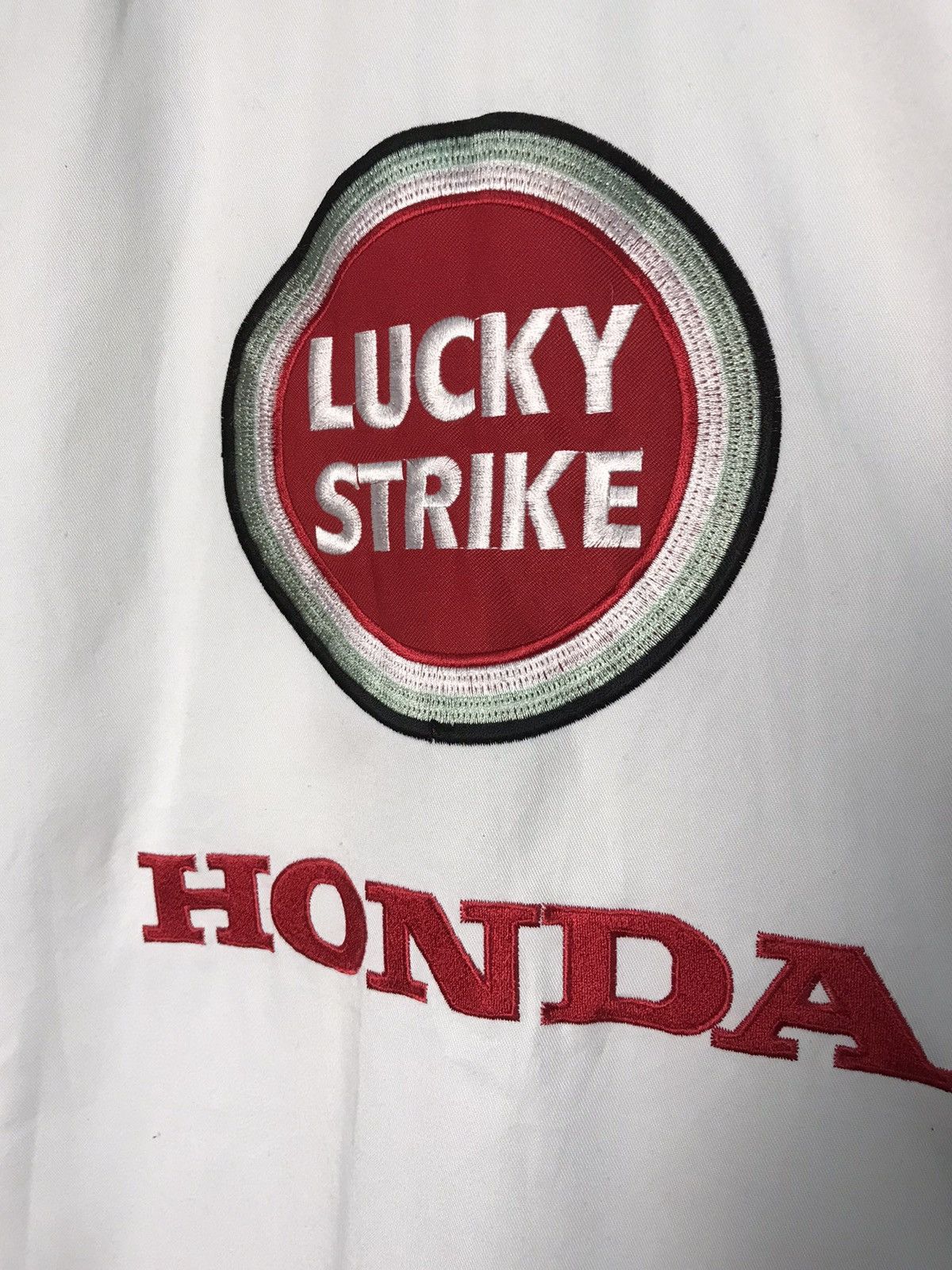 Honda × Sports Specialties × Vintage Lucky Strike Bar B-A-R Honda Bottom Up Shirt Size US M / EU 48-50 / 2 - 6 Thumbnail