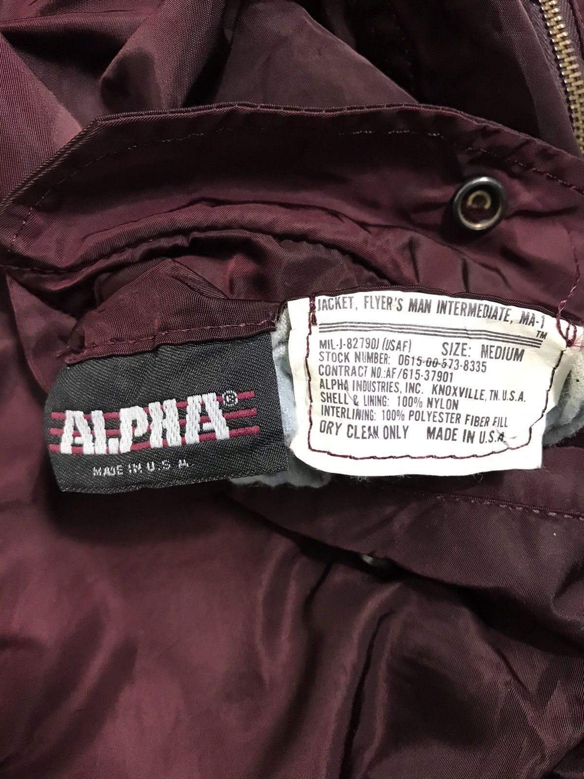 Alpha Industries × Vintage Alpha Industries Bomber Jacket Size US M / EU 48-50 / 2 - 10 Thumbnail