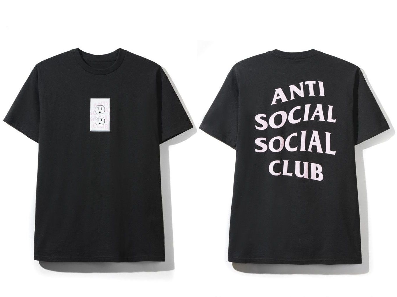Anti Social Social Club DS Pink ASSC Anal outlet Plug Black Tee FTP BAPE KITH VLONE Size US M / EU 48-50 / 2 - 6 Thumbnail
