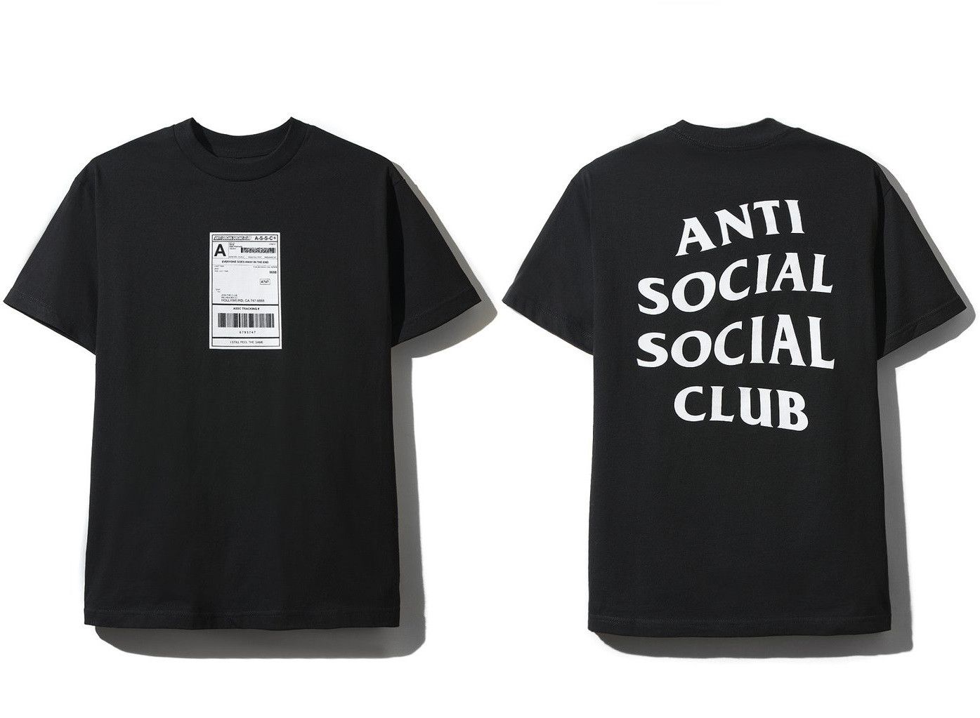 Anti Social Social Club DS ASSC label Thank God Black Tee FTP FOG CDG KAWS BAPE KITH Size US XL / EU 56 / 4 - 6 Thumbnail