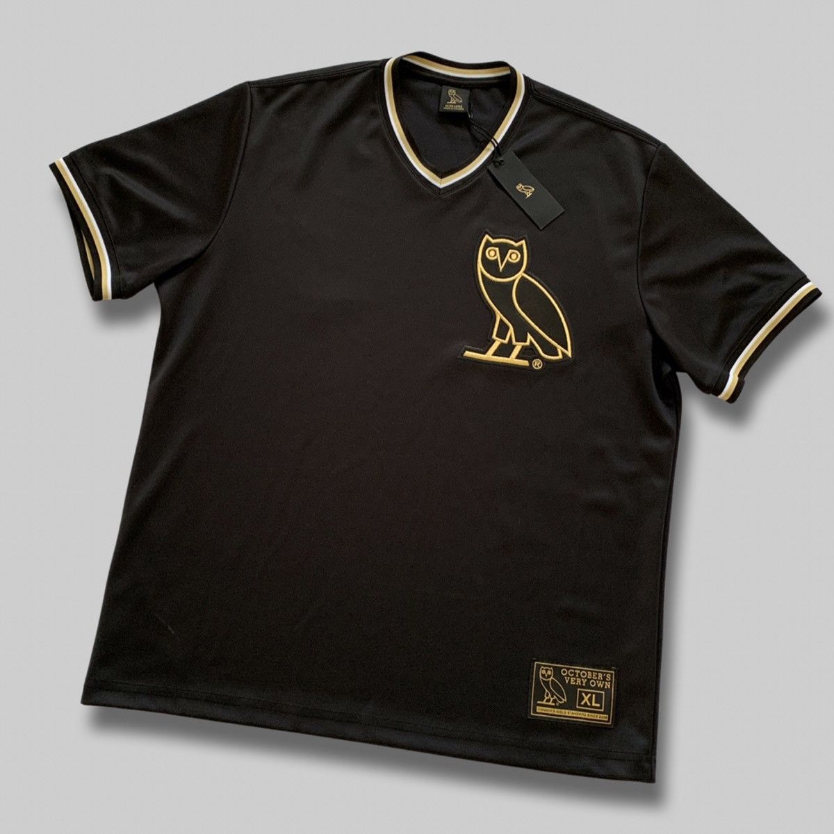 Drake OVO V-NECK BASEBALL JERSEY BRAND NEW⚾🦉 Size US XL / EU 56 / 4 - 2 Thumbnail