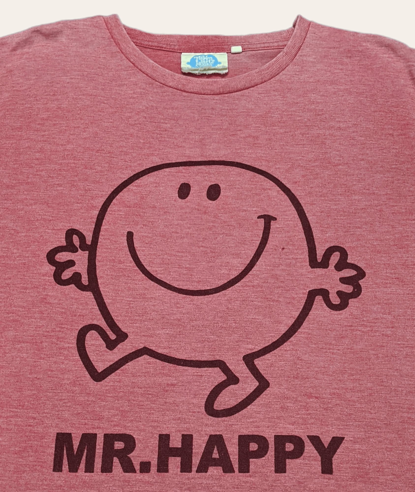 Japanese Brand × Vintage Vintage 90s Mr Happy Smiley Mr Little Miss T shirt Size US M / EU 48-50 / 2 - 2 Thumbnail