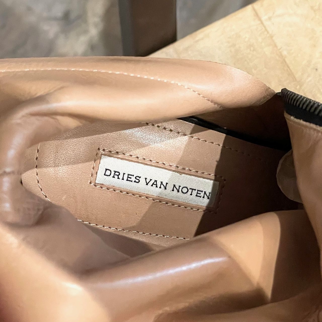 Dries Van Noten Dries Van Noten Black Leather Boots with Plexi Heel Size US 6.5 / IT 36.5 - 11 Thumbnail