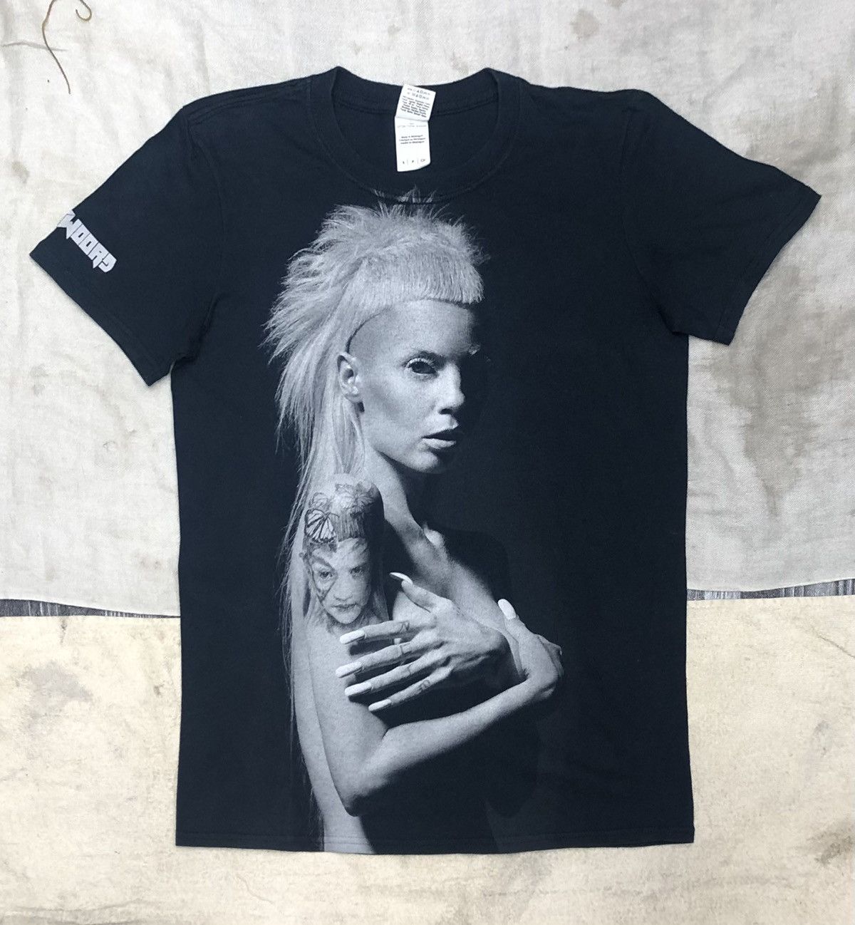 Rap Tees DIE ANTWOORD YOLANDI VISSER & TUDOR JONES WITH BIG FACE LOGO Size US S / EU 44-46 / 1 - 2 Thumbnail