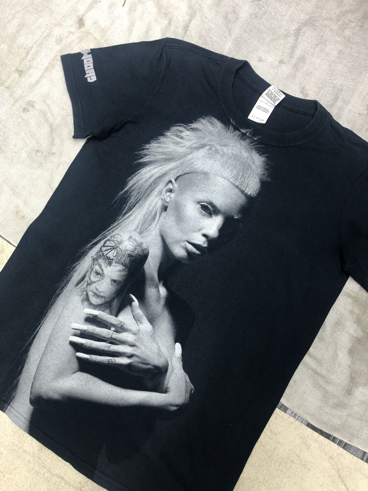 Rap Tees DIE ANTWOORD YOLANDI VISSER & TUDOR JONES WITH BIG FACE LOGO Size US S / EU 44-46 / 1 - 4 Thumbnail