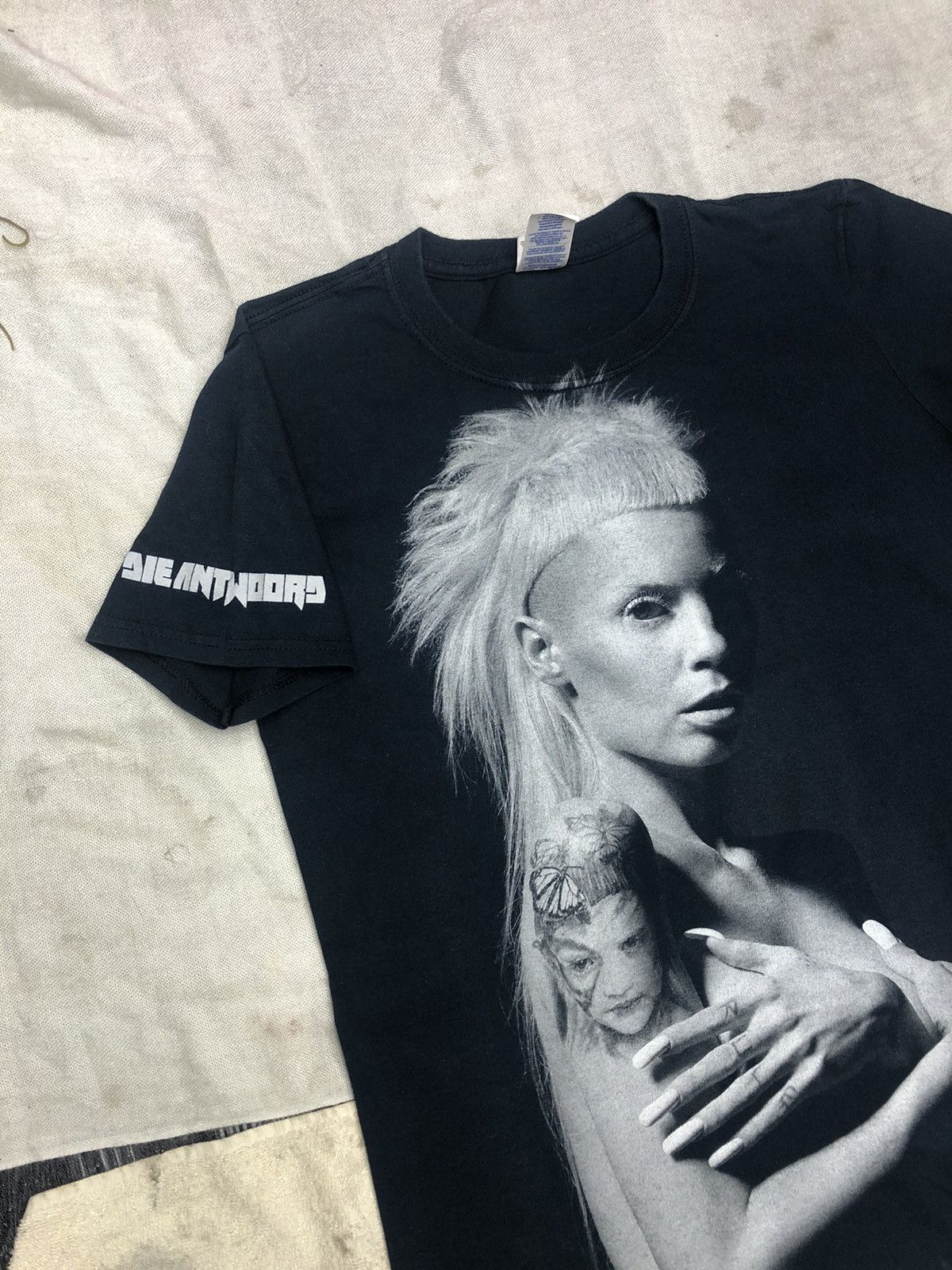 Rap Tees DIE ANTWOORD YOLANDI VISSER & TUDOR JONES WITH BIG FACE LOGO Size US S / EU 44-46 / 1 - 7 Thumbnail