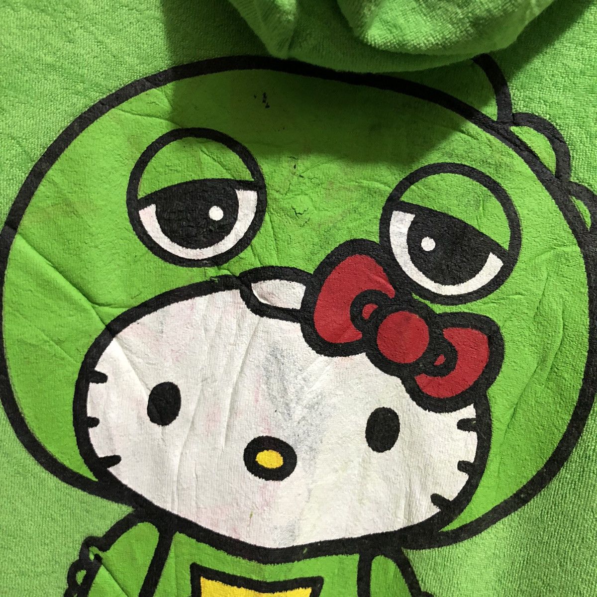 Cartoon Network Y2K Hello Kitty x Gachapin x Mukku Zipp Hoodie Size US L / EU 52-54 / 3 - 11 Thumbnail