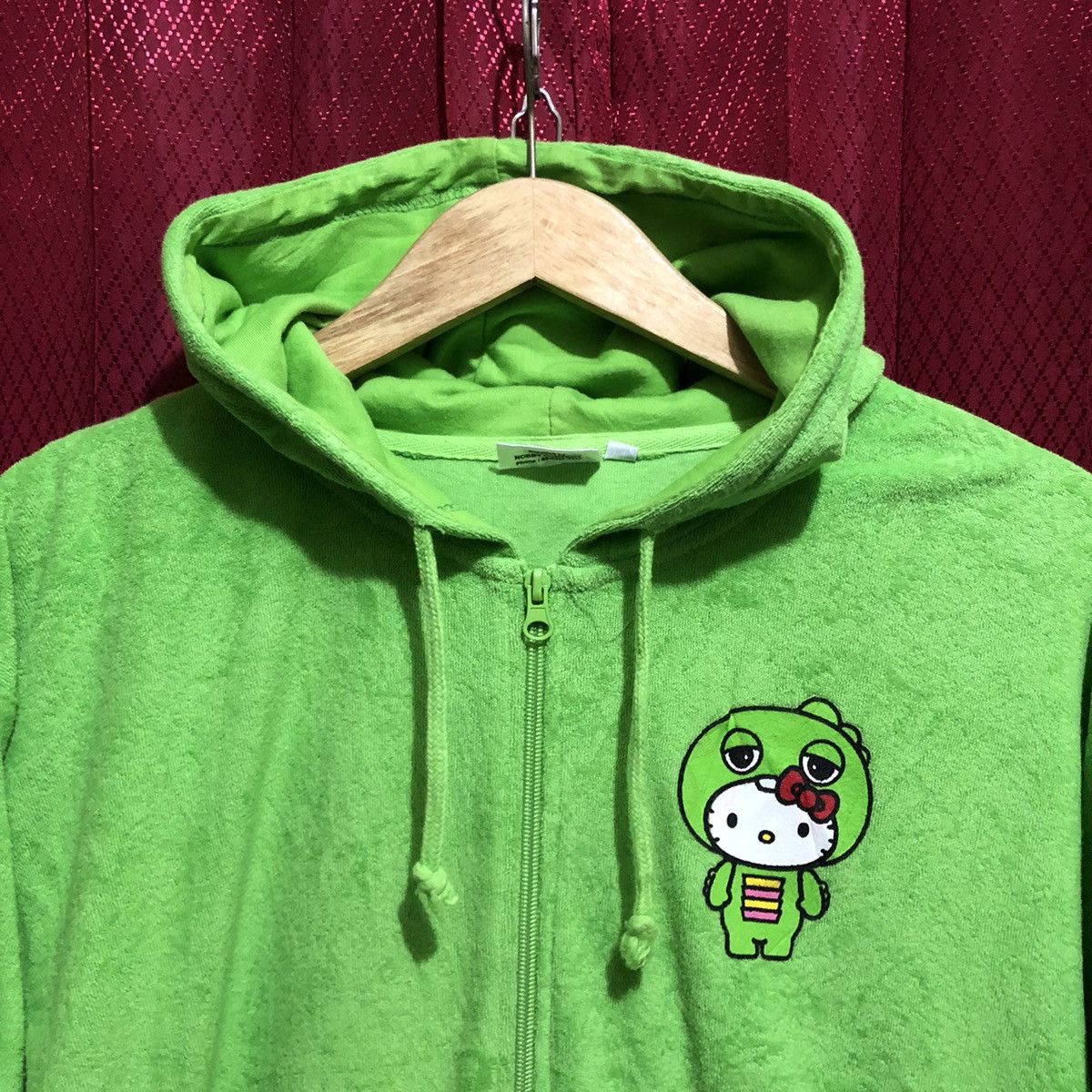 Cartoon Network Y2K Hello Kitty x Gachapin x Mukku Zipp Hoodie Size US L / EU 52-54 / 3 - 3 Thumbnail