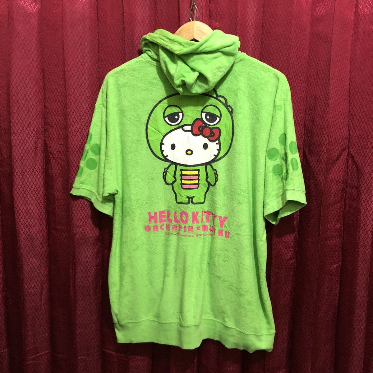 Cartoon Network Y2K Hello Kitty x Gachapin x Mukku Zipp Hoodie Size US L / EU 52-54 / 3 - 1 Thumbnail