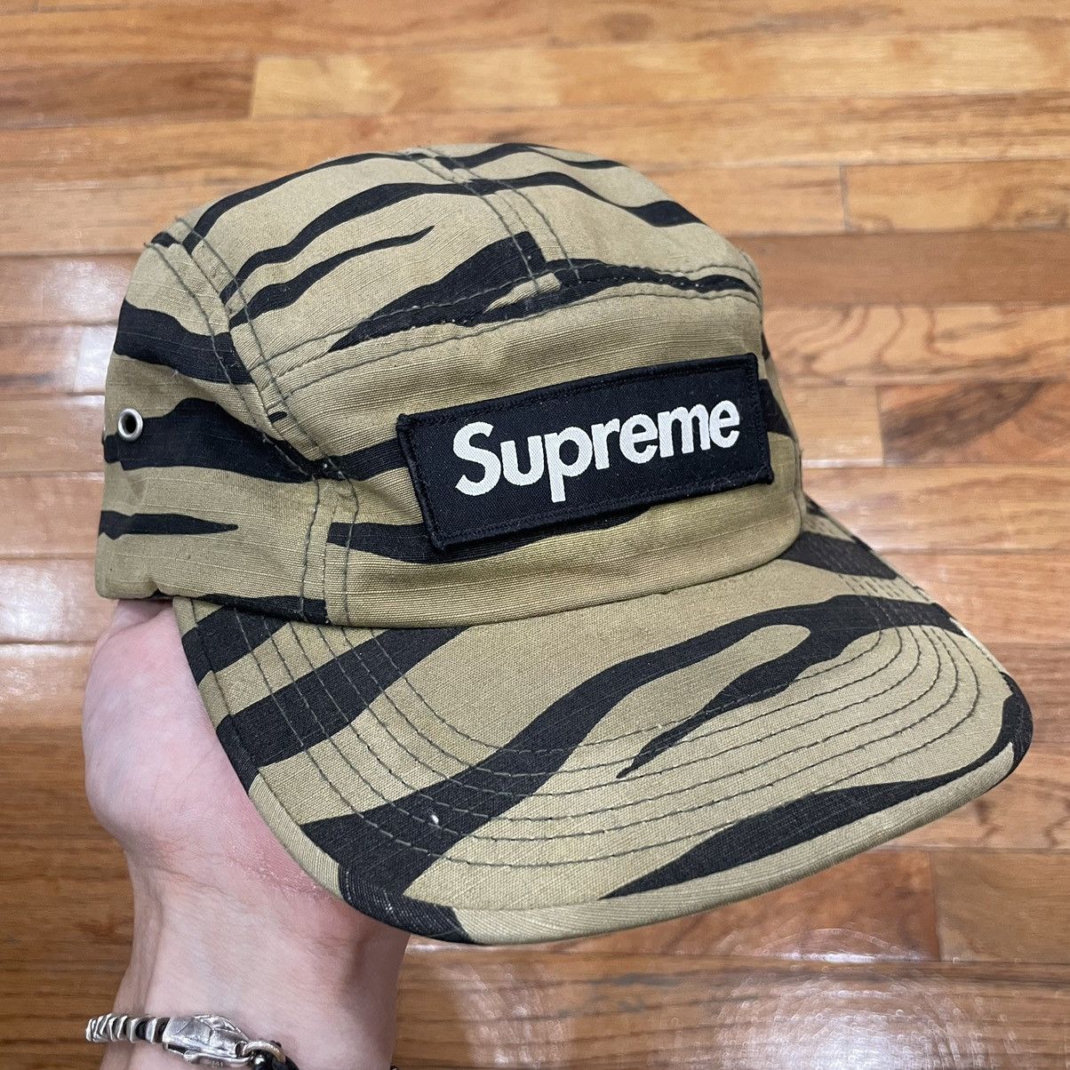 Supreme Zebra Camp Camp Cap SS11 DSWT Original Owner 100% Authentic