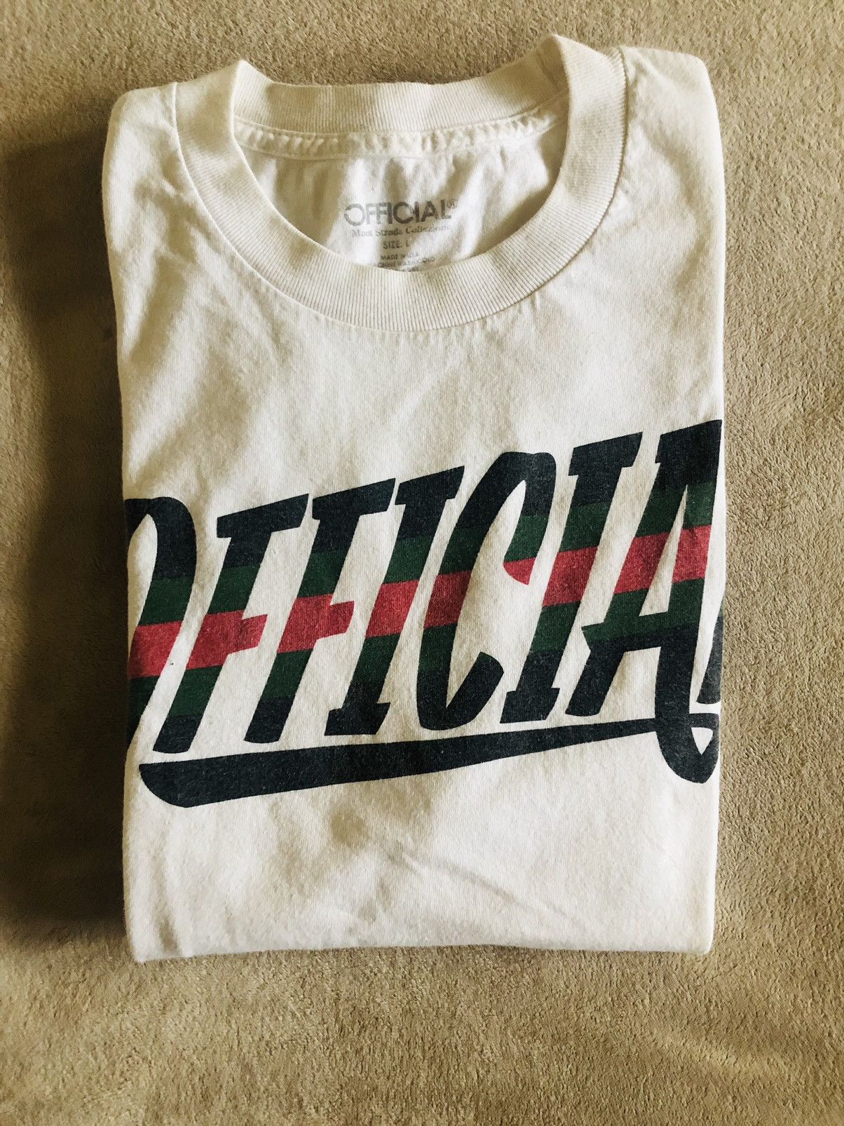 Vintage OFFICIAL Rip Tee (White) - Large Size US L / EU 52-54 / 3 - 1 Thumbnail