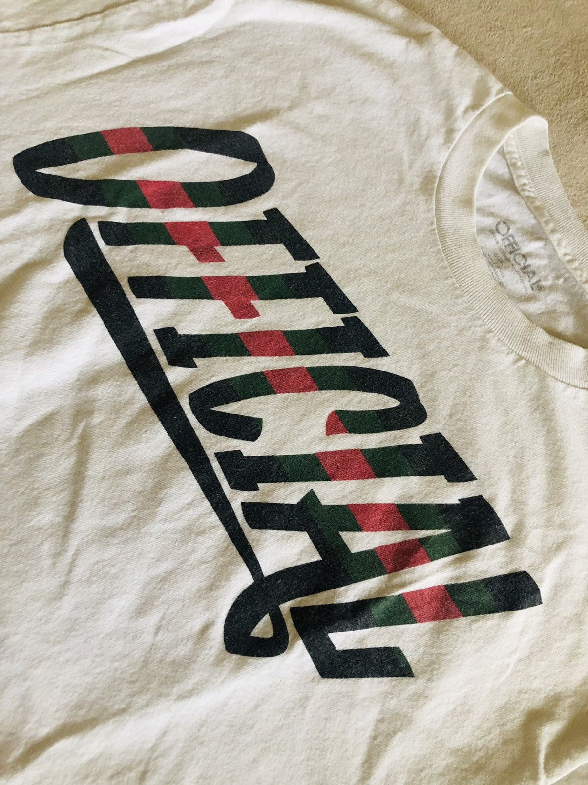 Vintage OFFICIAL Rip Tee (White) - Large Size US L / EU 52-54 / 3 - 3 Thumbnail