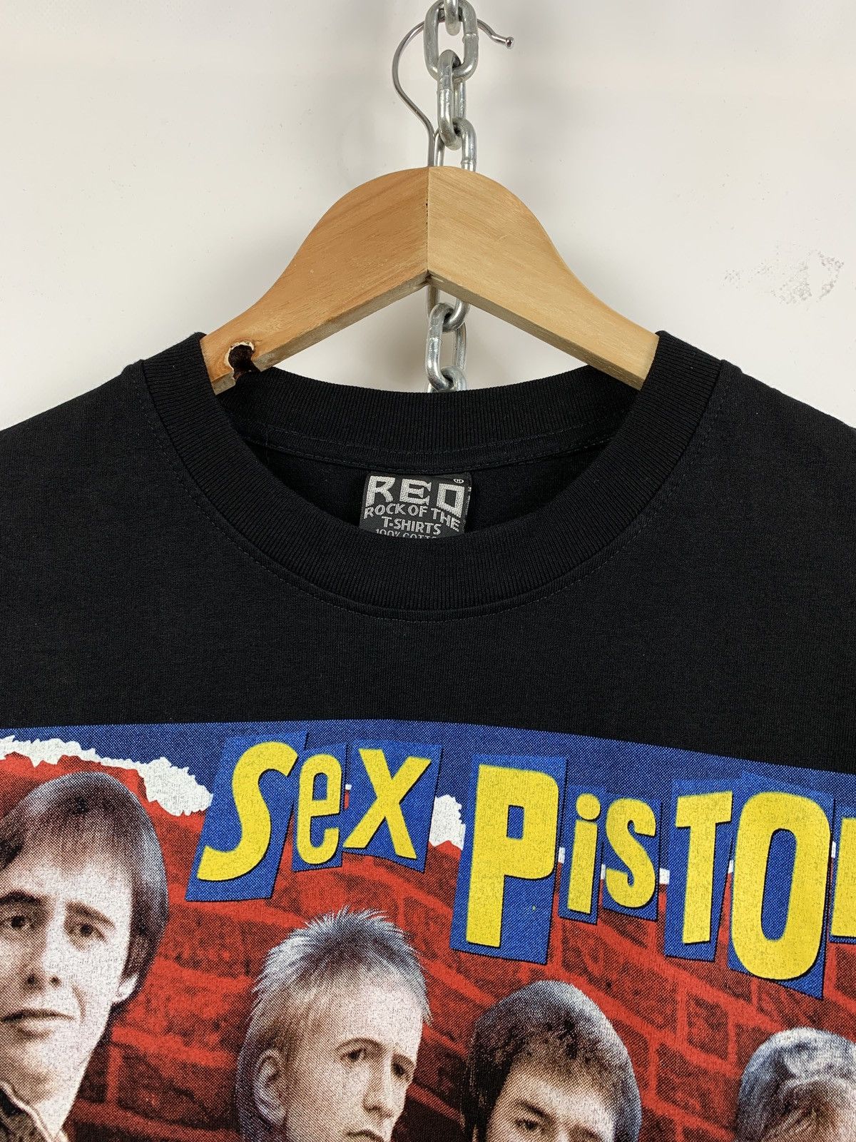 Band Tees Vintage Sex Pistols Live In Concert Double Sided Black Tee Size US M / EU 48-50 / 2 - 7 Thumbnail