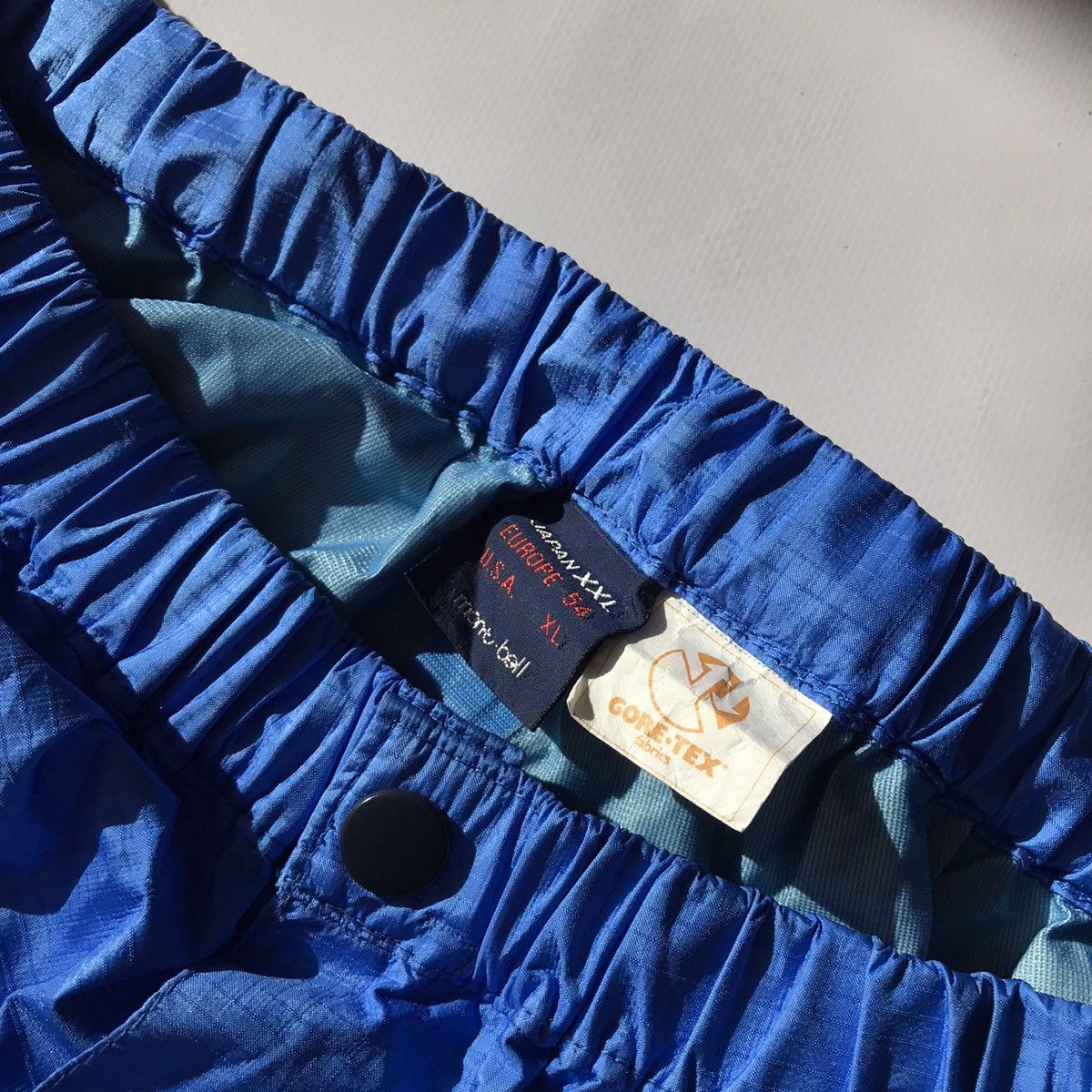 Goretex × Montbell × Vintage Vintage Mont Bell Gore-Tex Pants Blue L Size US 34 / EU 50 - 4 Thumbnail