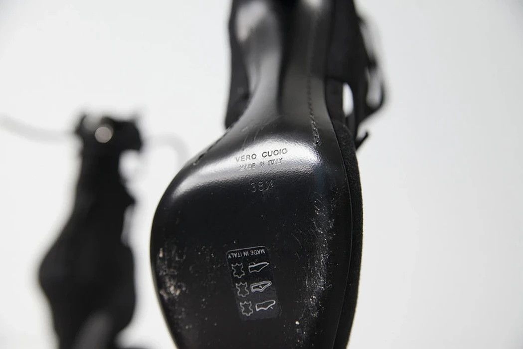 Giuseppe Zanotti black suede point toe heels Size US 8.5 / IT 38.5 - 5 Thumbnail