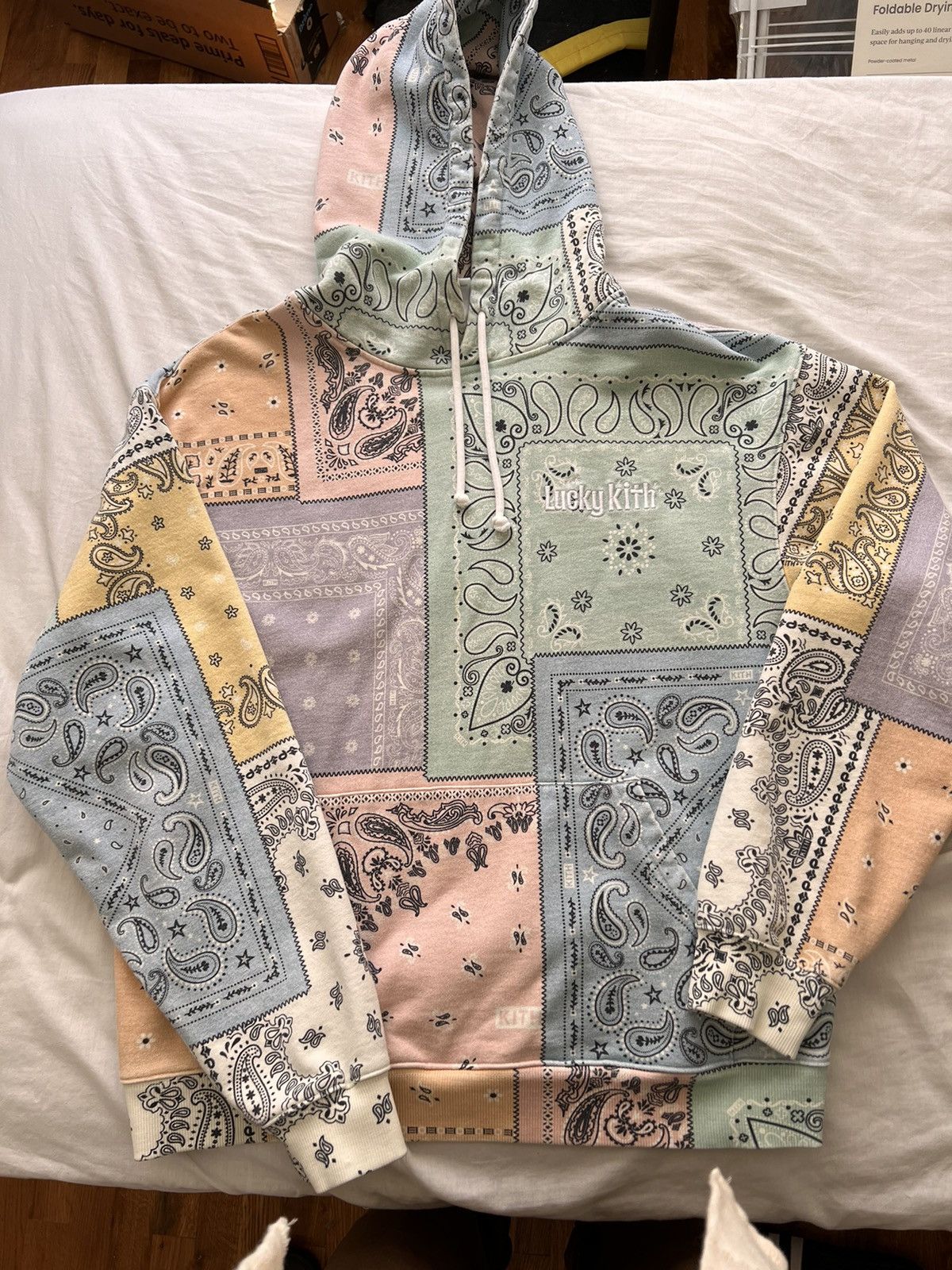 Kith × Ronnie Fieg Kith Lucky Charms Bandana Hoodie | Grailed 
