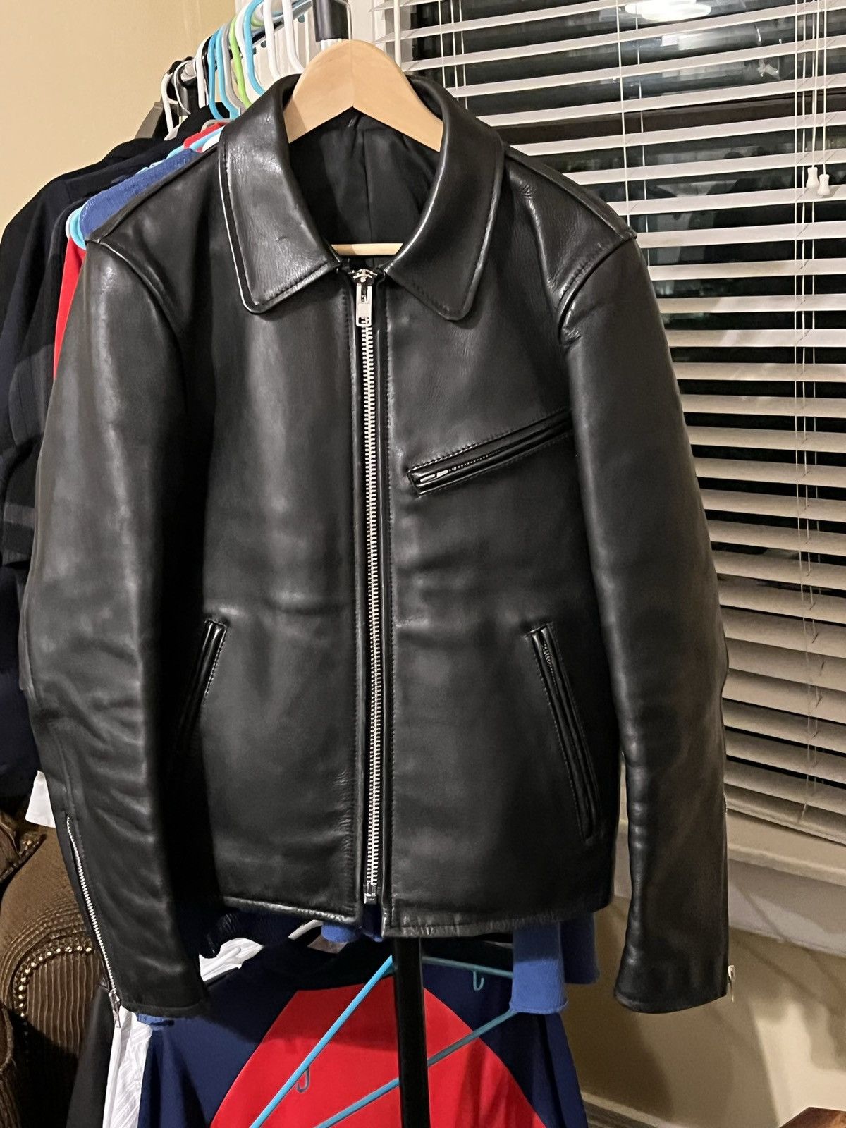 Comme Des Garcons Leather jacket AD2000
