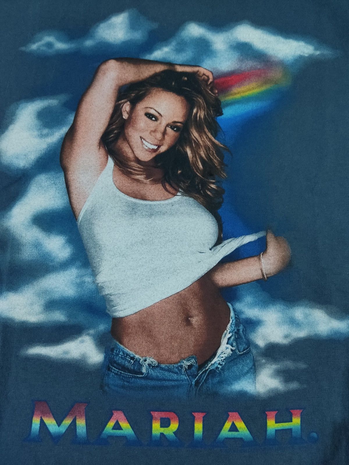 Vintage 2000 Mariah Carey The Rainbow World Tour T-shirt