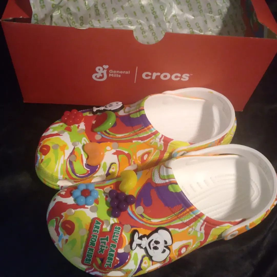 General Mills Trixie Cereal x Crocs New sz 11