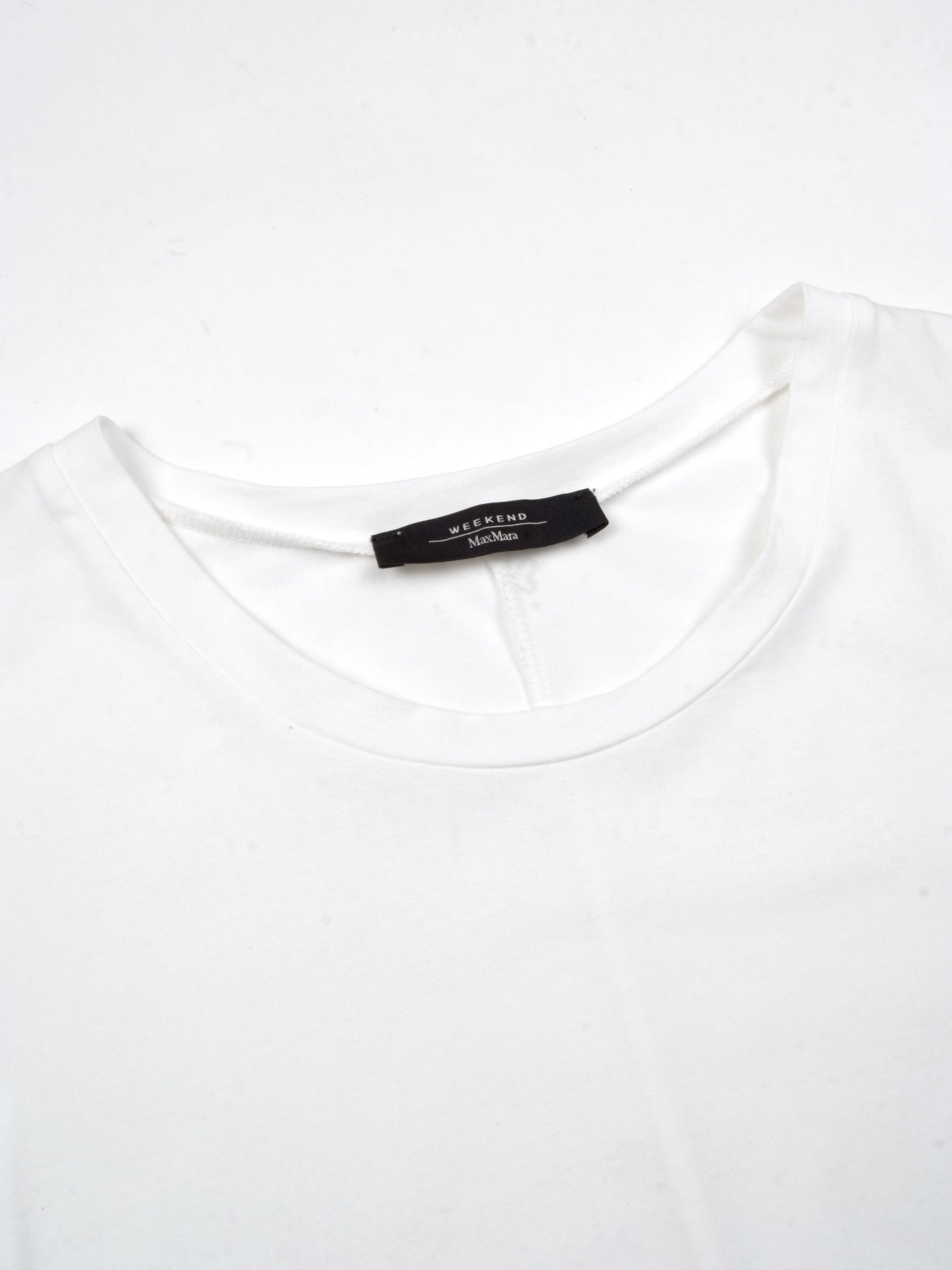 Max Mara Weekend Max Mara White Stretch Cotton Sleeveless Top (M) Size M / US 6-8 / IT 42-44 - 3 Thumbnail