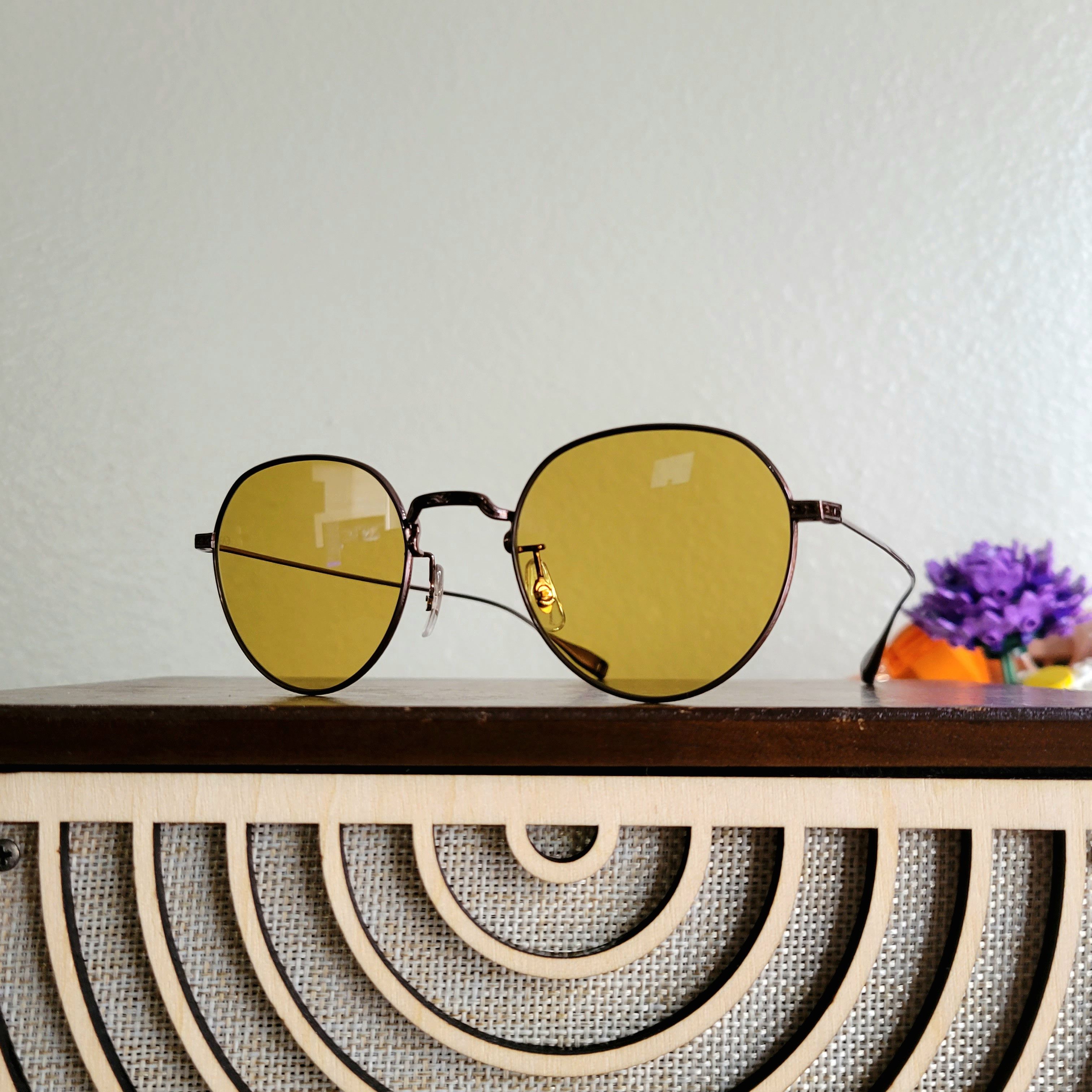 Eyevan 7285 × The Row Eyevan x The Row 003 Flynn Orange Sunglasses 