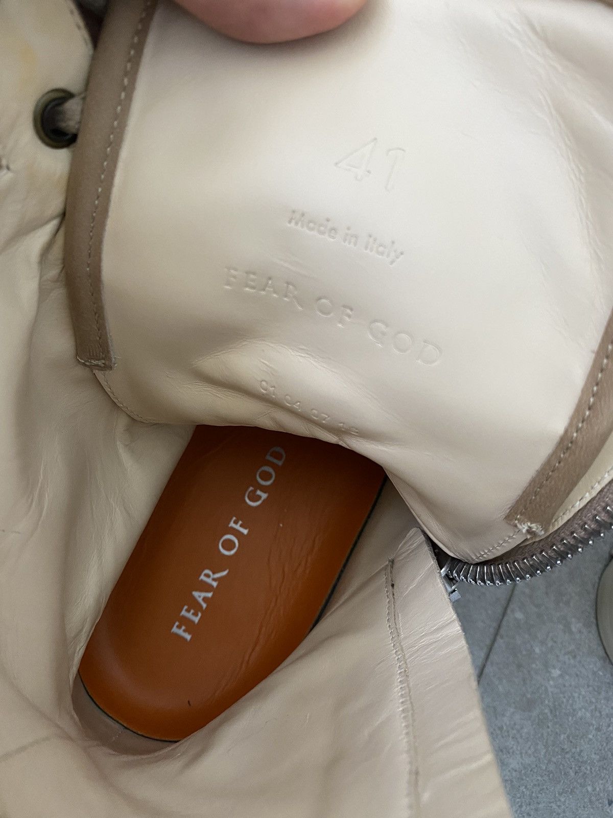 Fear of God Fear of God Military Boots Nubuck Hi Top Sneaker, US9 Size US 9 / EU 42 - 8 Thumbnail