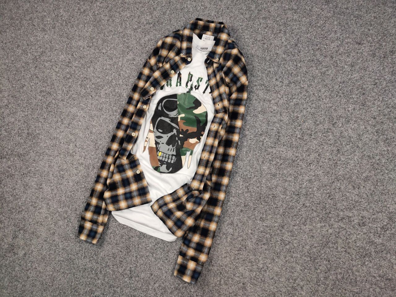 Flannel Vintage Flannel Shirt Travis Scott Style Streetwear Hype Size US M / EU 48-50 / 2 - 3 Thumbnail