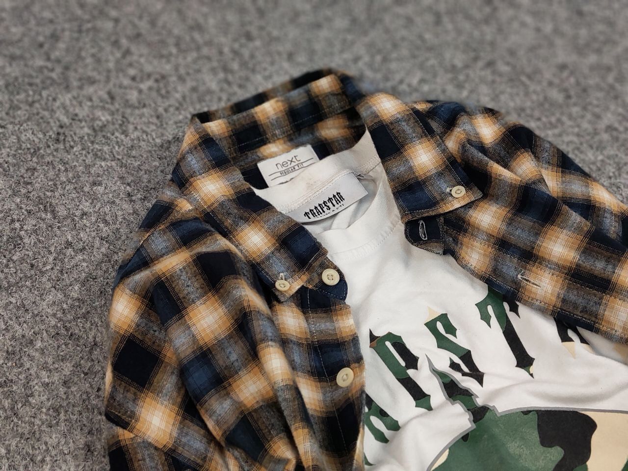 Flannel Vintage Flannel Shirt Travis Scott Style Streetwear Hype Size US M / EU 48-50 / 2 - 9 Thumbnail