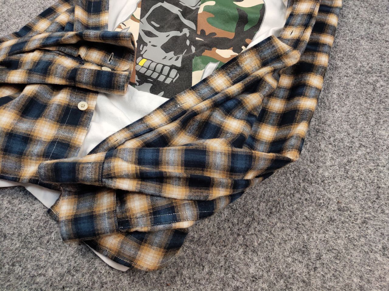 Flannel Vintage Flannel Shirt Travis Scott Style Streetwear Hype Size US M / EU 48-50 / 2 - 8 Thumbnail