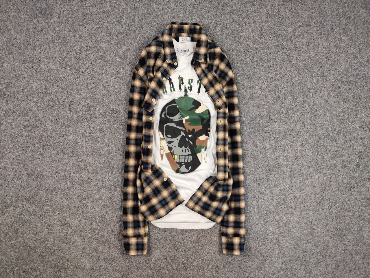Flannel Vintage Flannel Shirt Travis Scott Style Streetwear Hype Size US M / EU 48-50 / 2 - 1 Thumbnail