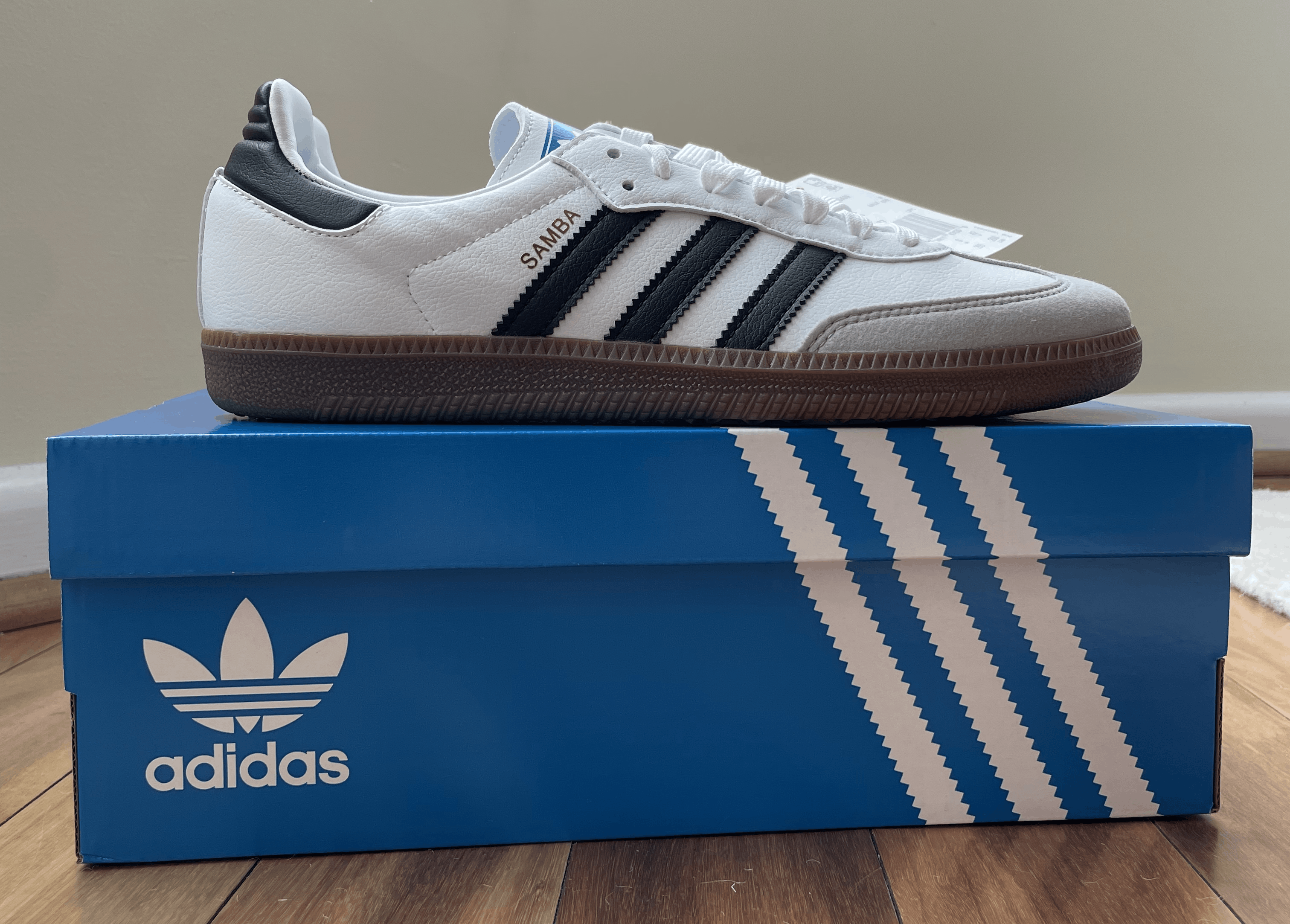 Adidas Adidas Samba Vegan Shoes - New in Box (Cloud White, 8.5) | Grailed