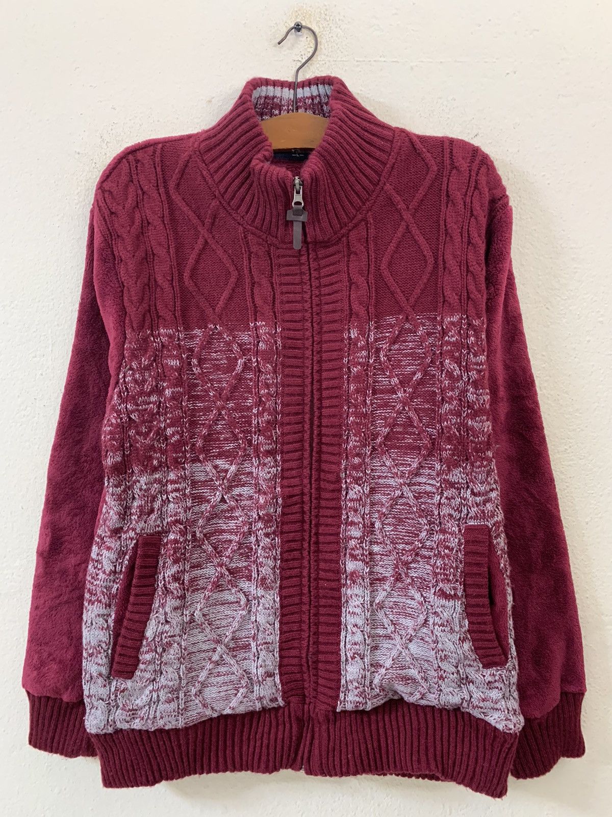 Japanese Brand Practical Nice Design Knitwear Jacket Size US M / EU 48-50 / 2 - 1 Thumbnail