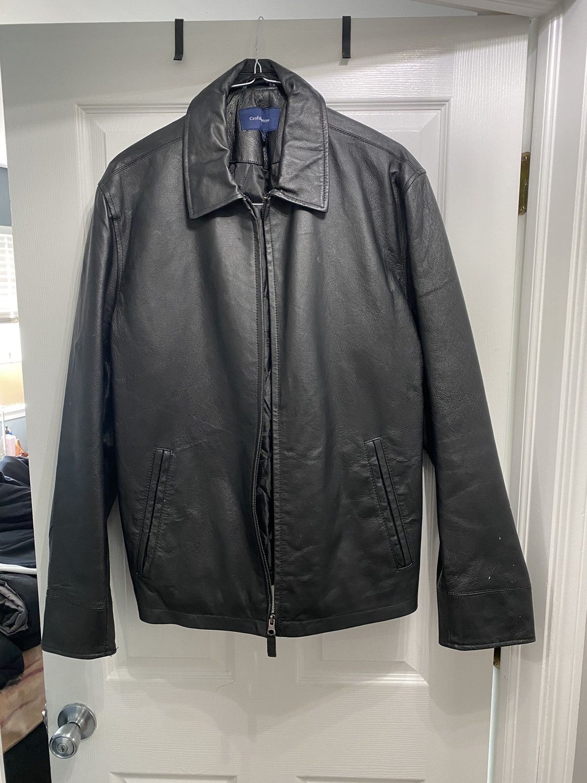 Croft and barrow genuine leather jacket hot sale