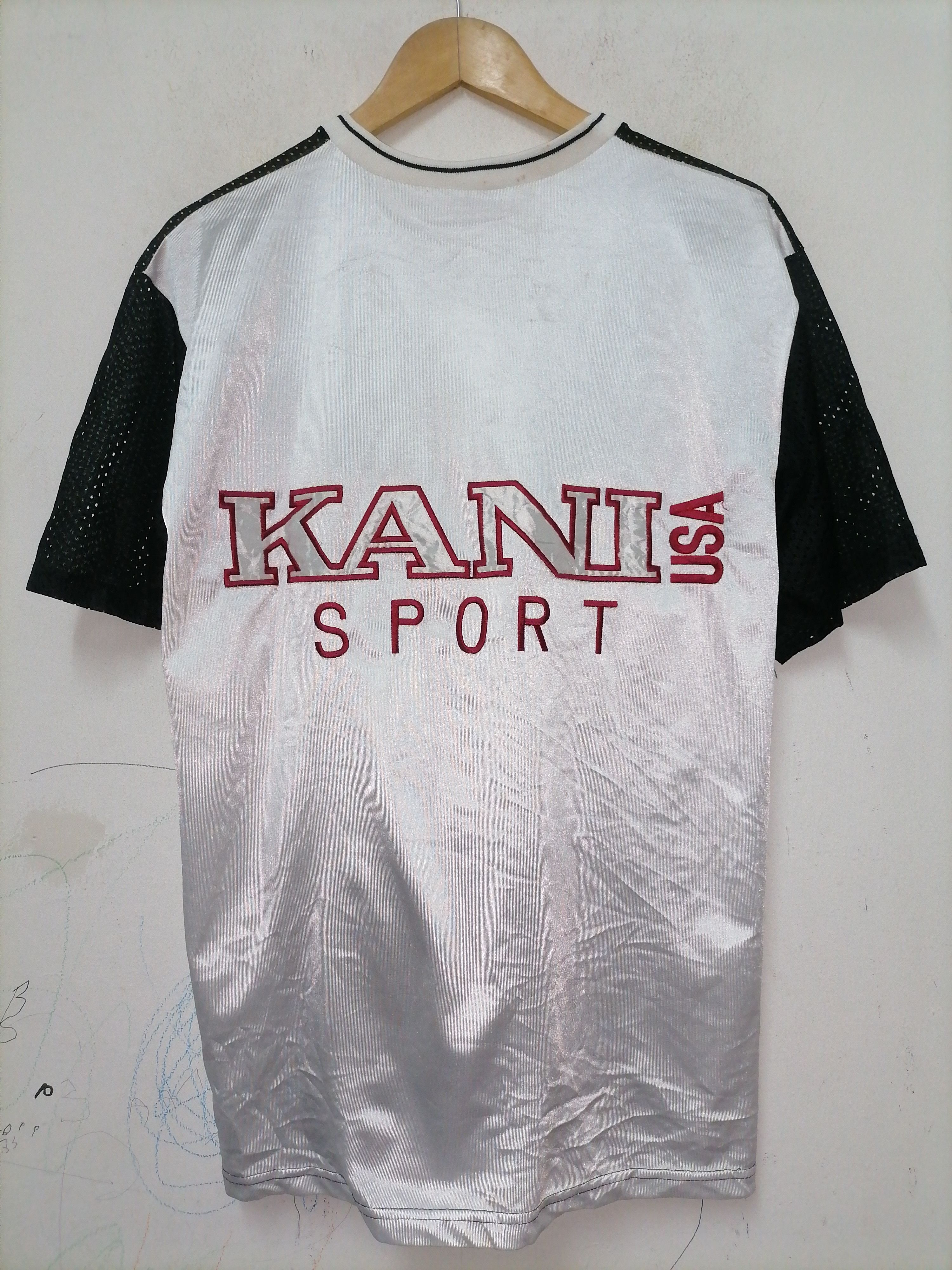 Vintage 90s Karl Kani Mesh Jersey Big Logo